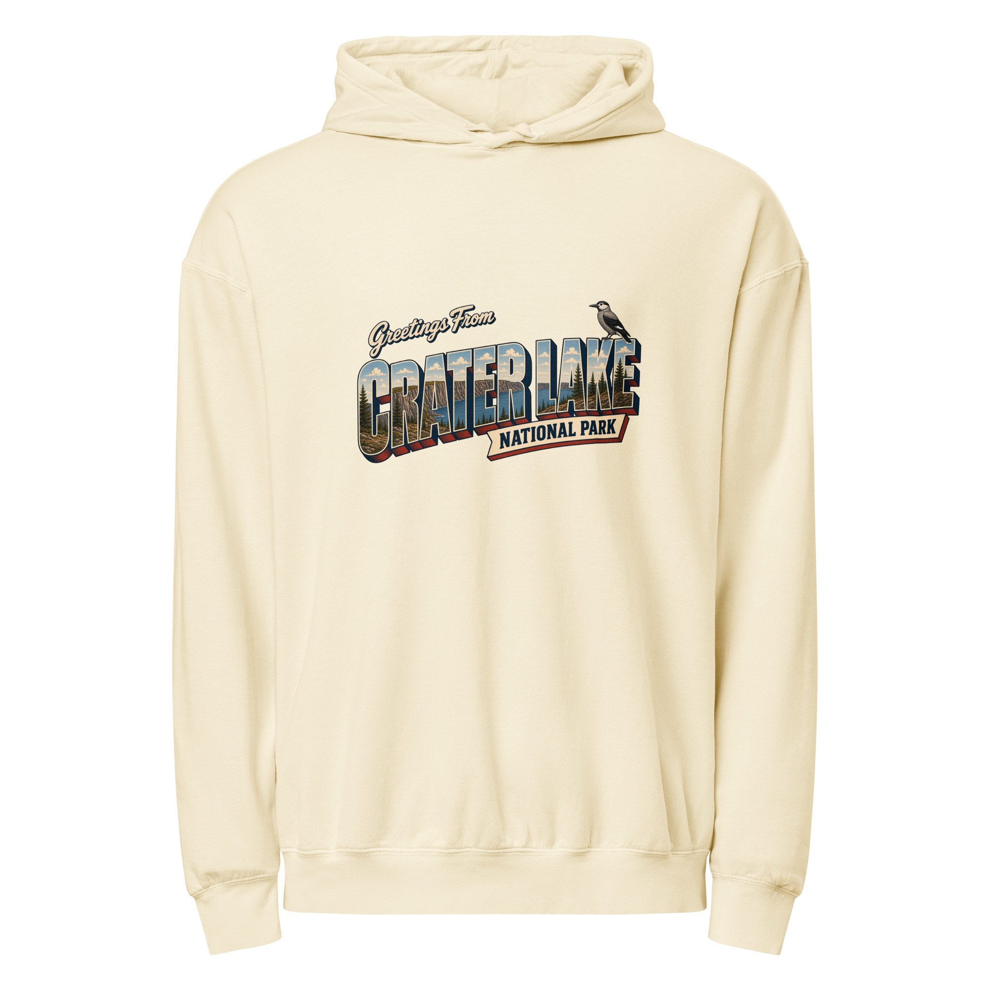 Crater Lake National Park Postcard Hoodie - Image 8