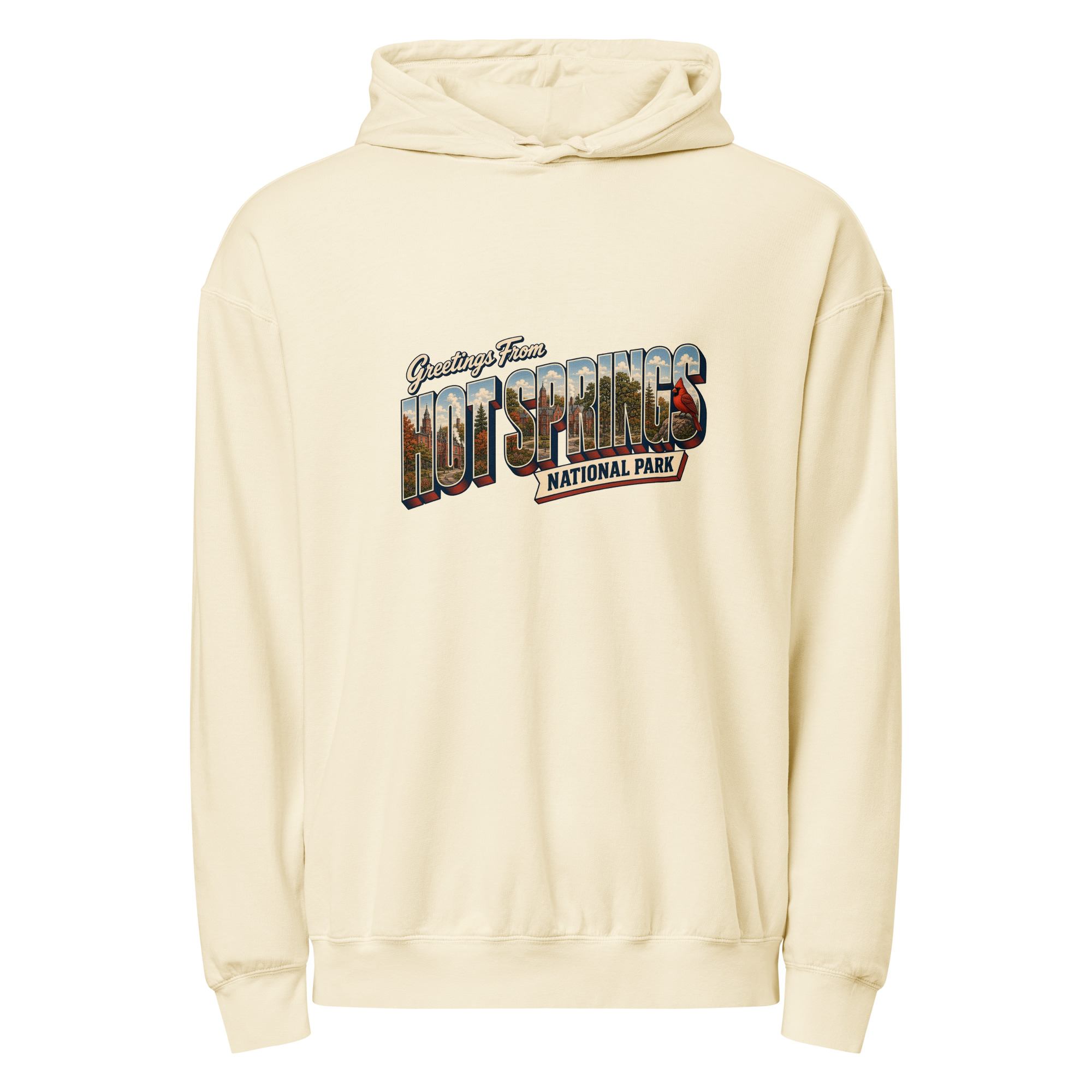 Hot Springs National Park Postcard Hoodie - Image 8