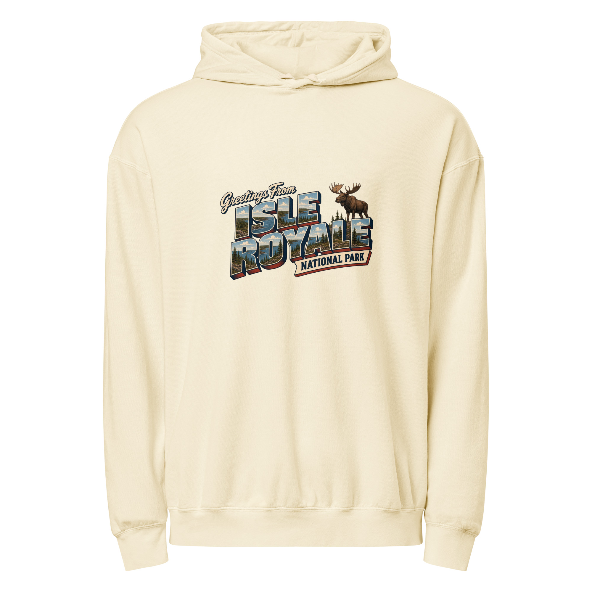 Isle Royale National Park Postcard Hoodie