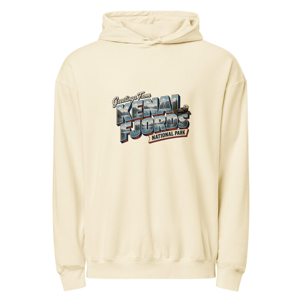 Kenai Fjords National Park Postcard Hoodie