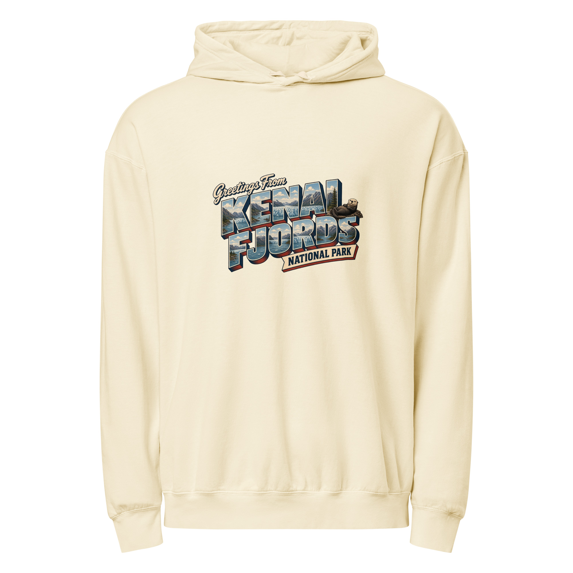 Kenai Fjords National Park Postcard Hoodie