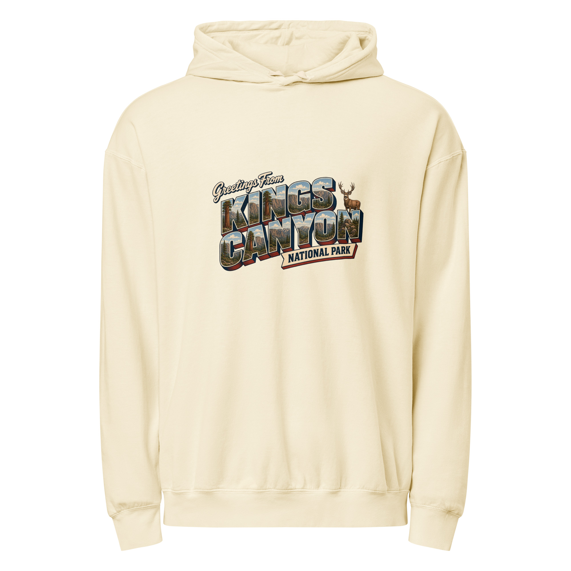 Kings Canyon National Park Postcard Hoodie - Image 8