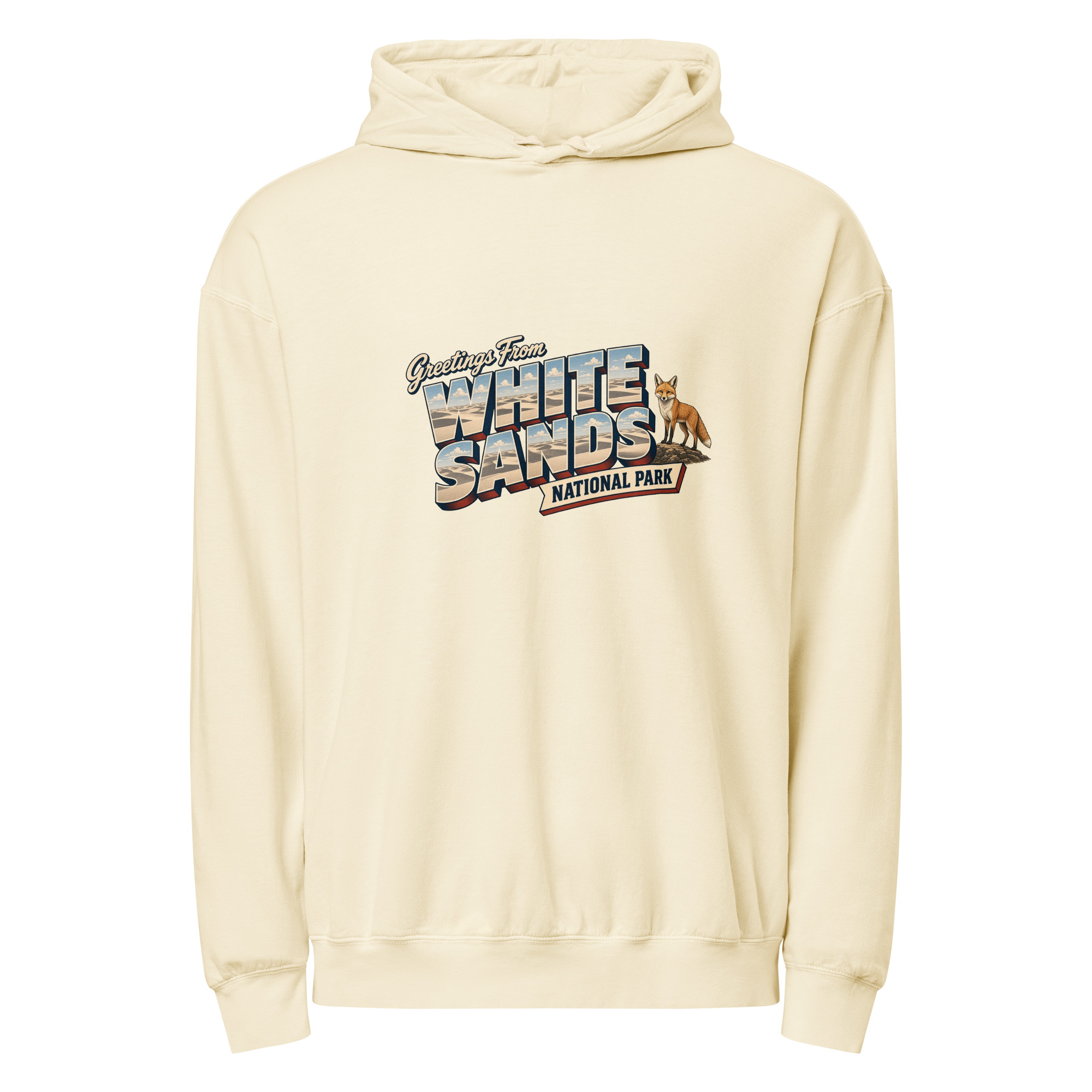White Sands National Park Postcard Hoodie
