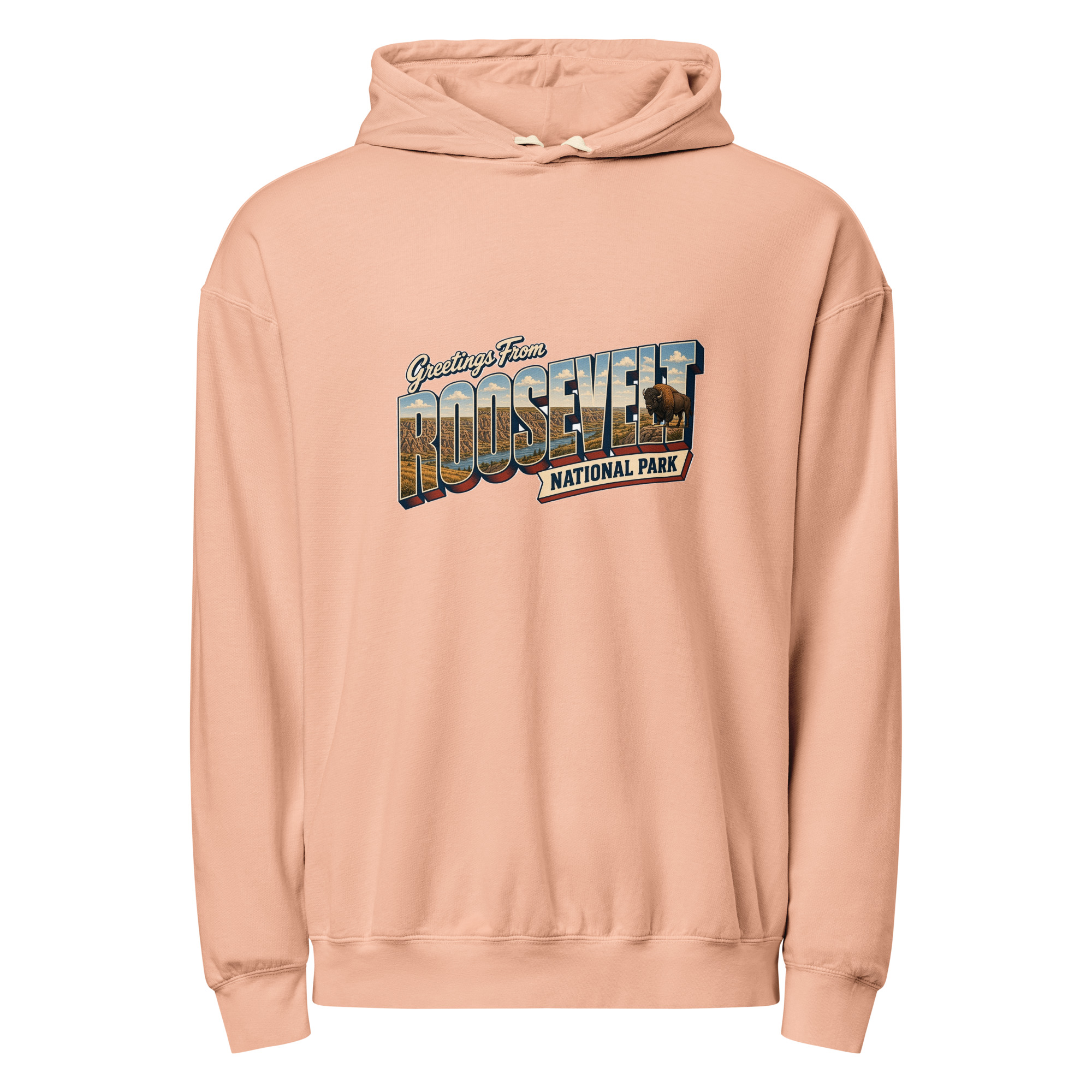 Theodore Roosevelt National Park Postcard Hoodie