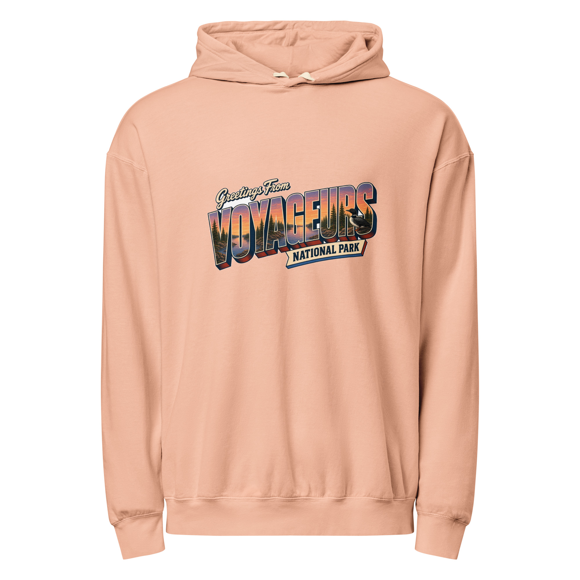 Voyageurs National Park Postcard Hoodie - Image 6