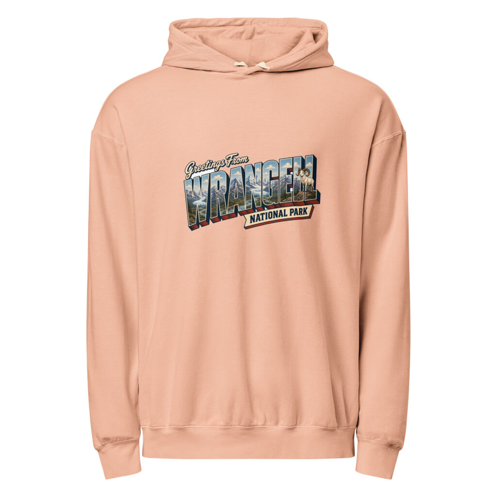 Wrangell–St. Elias National Park Postcard Hoodie