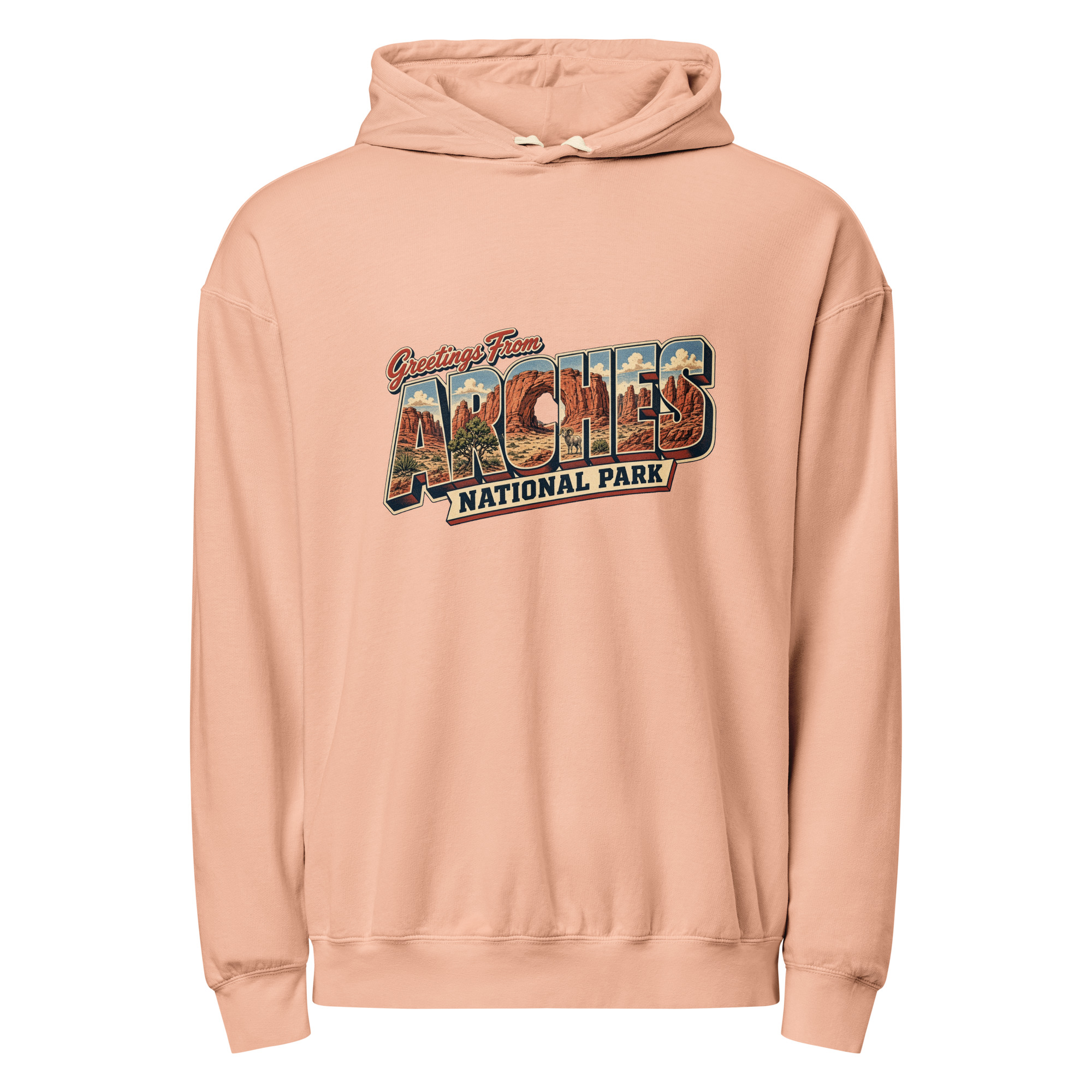 Arches National Park Postcard Hoodie - Image 6