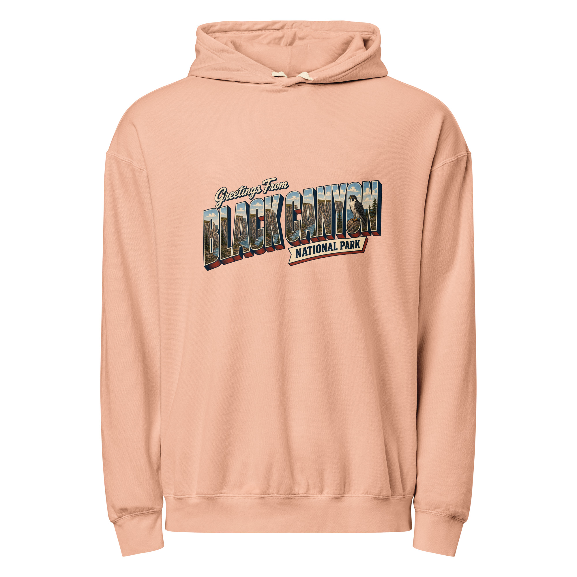 Black Canyon of the Gunnison National Park Postcard Hoodie - Image 6