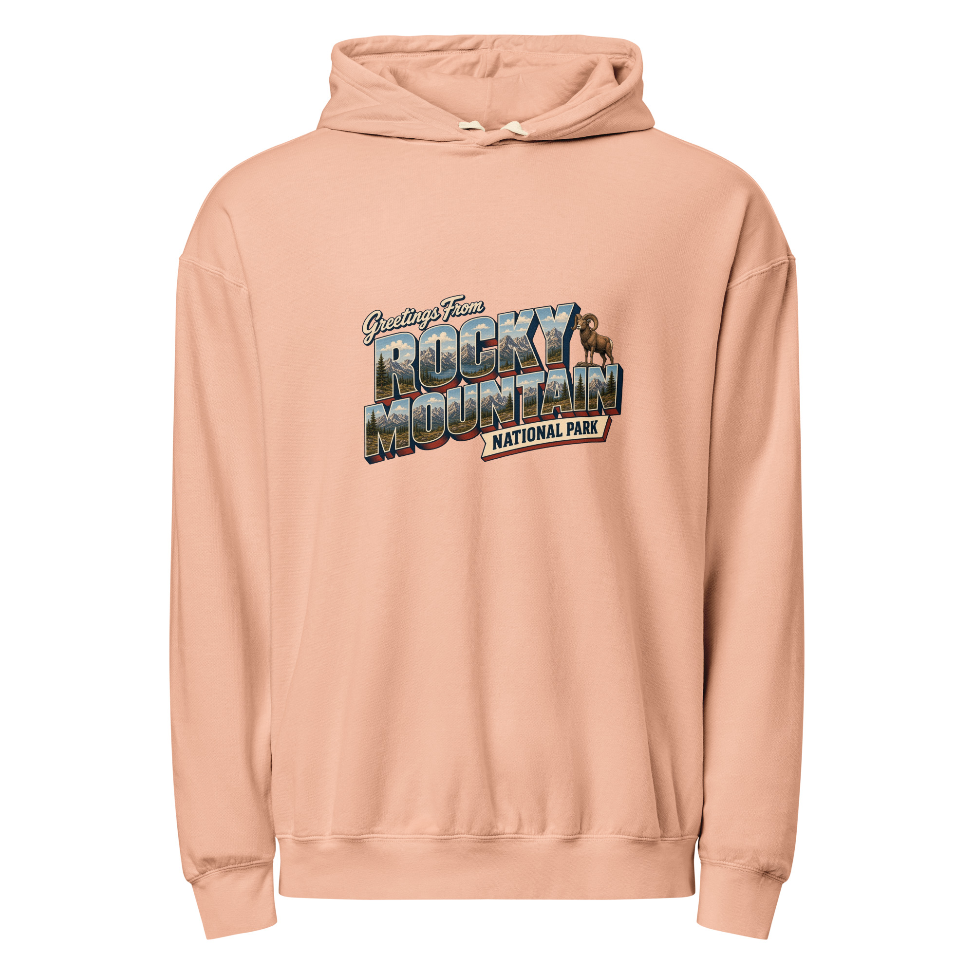 Rocky Mountain National Park Postcard Hoodie - Image 6