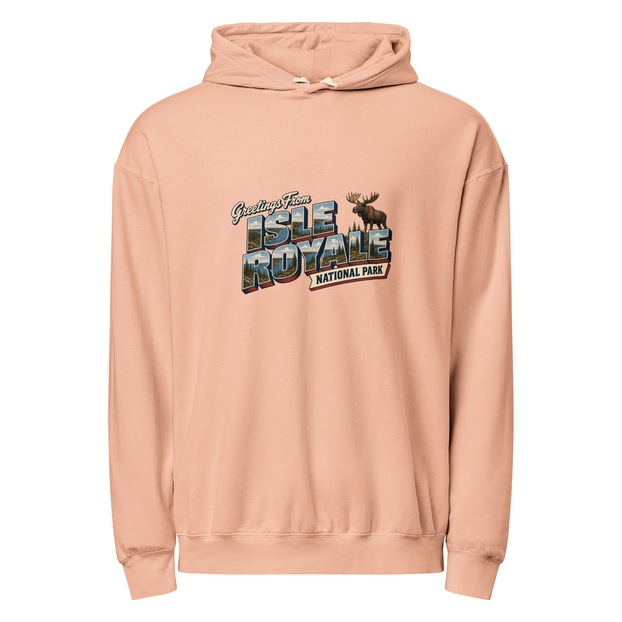 Isle Royale National Park Postcard Hoodie - Image 6