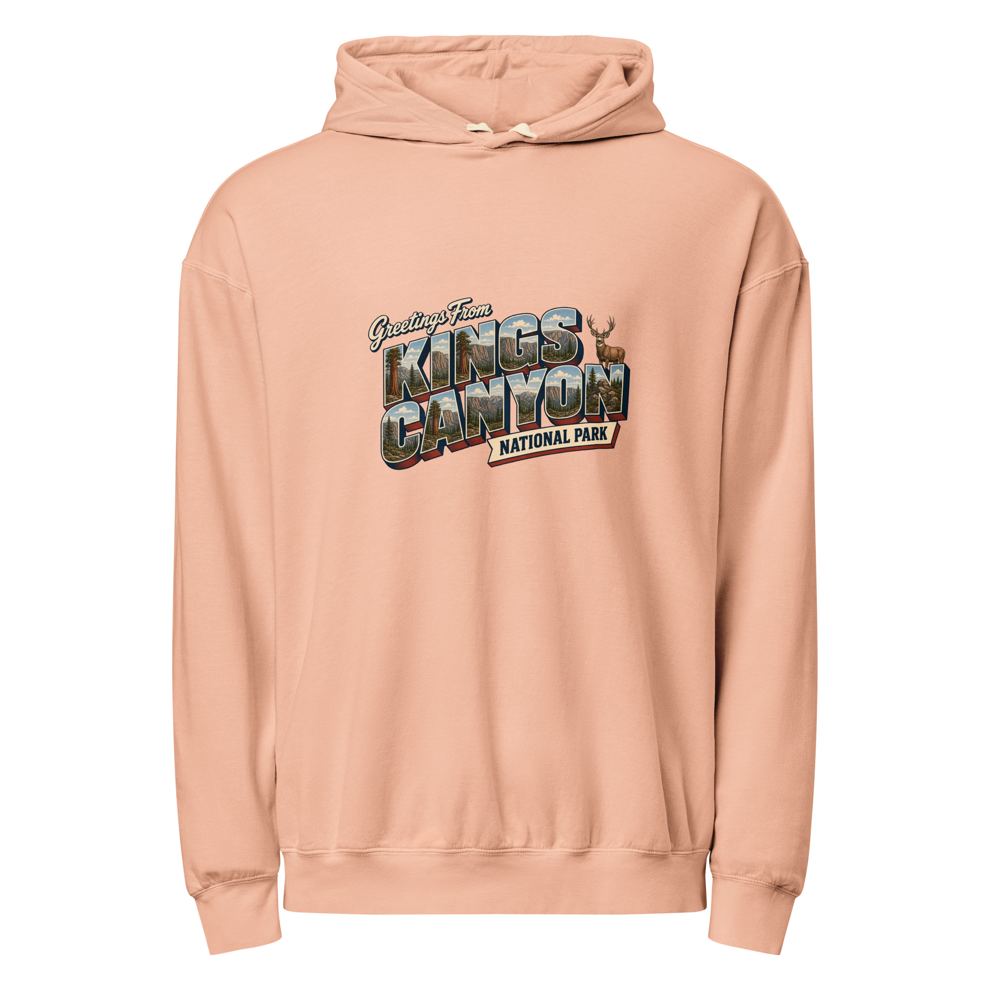 Kings Canyon National Park Postcard Hoodie - Image 6