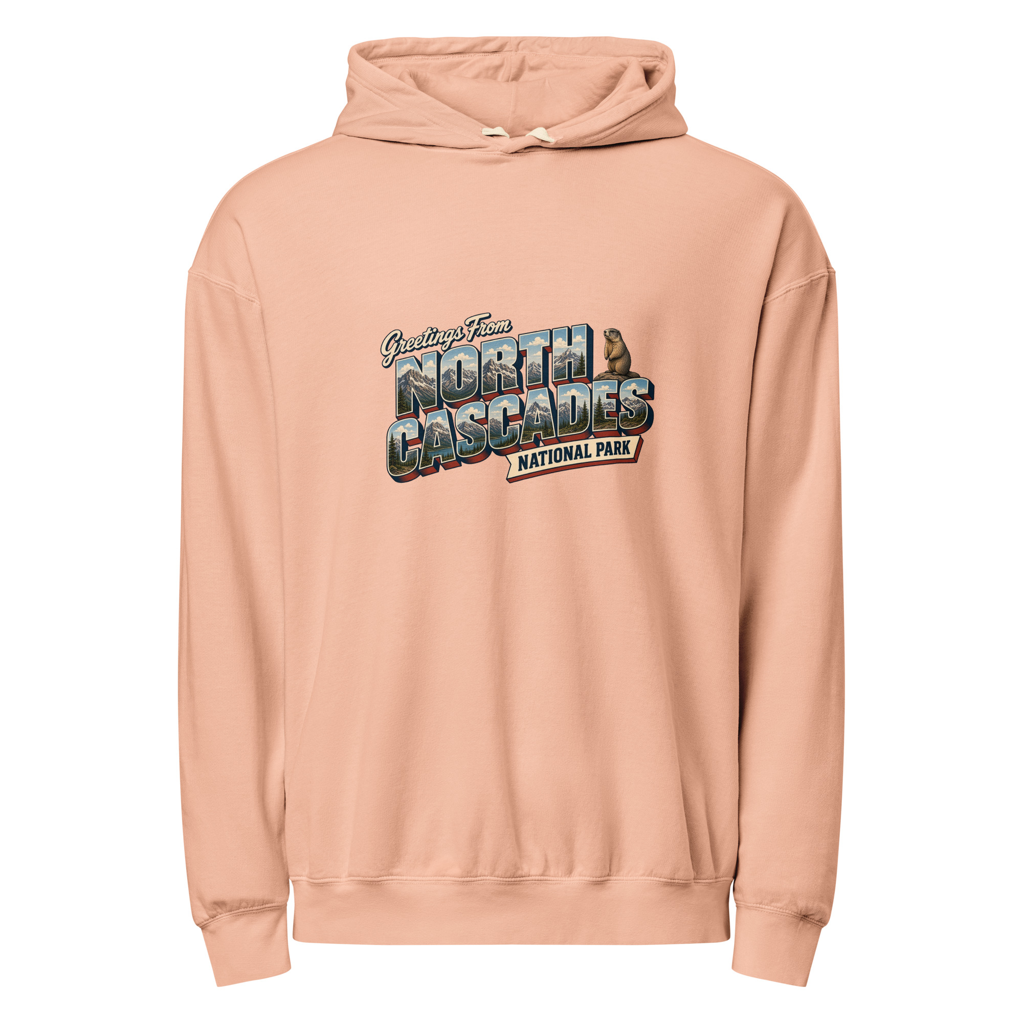 North Cascades National Park Postcard Hoodie - Image 6