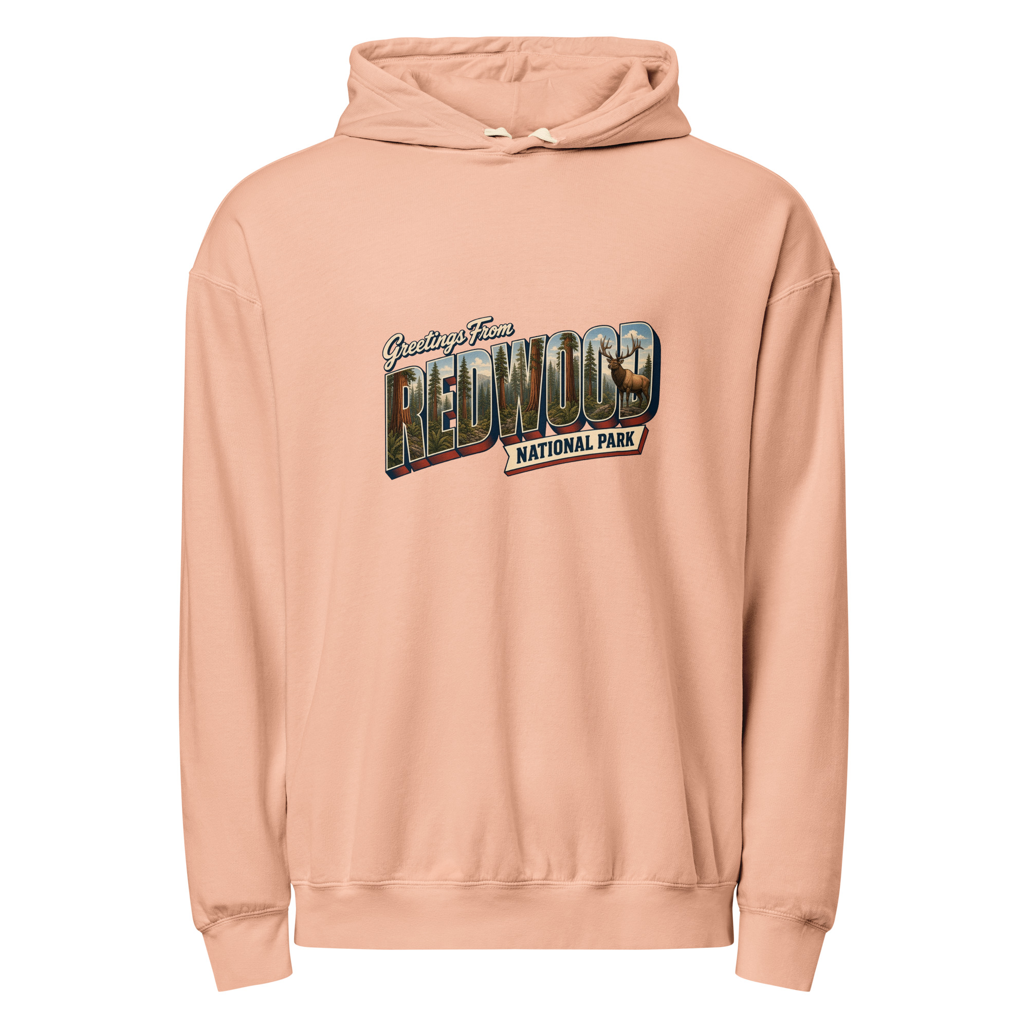 Redwood National Park Postcard Hoodie - Image 6