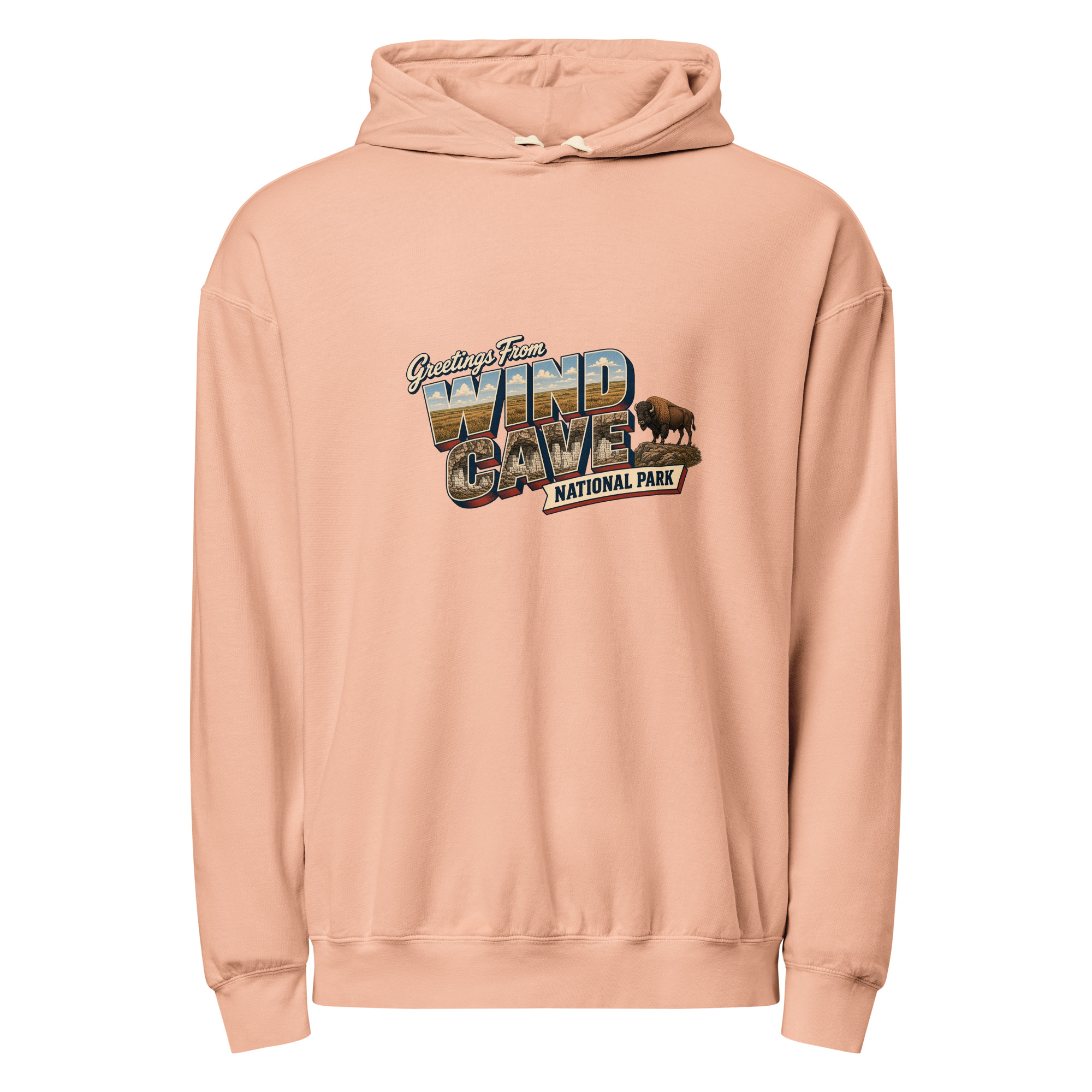 Wind Cave National Park Postcard Hoodie - Image 6
