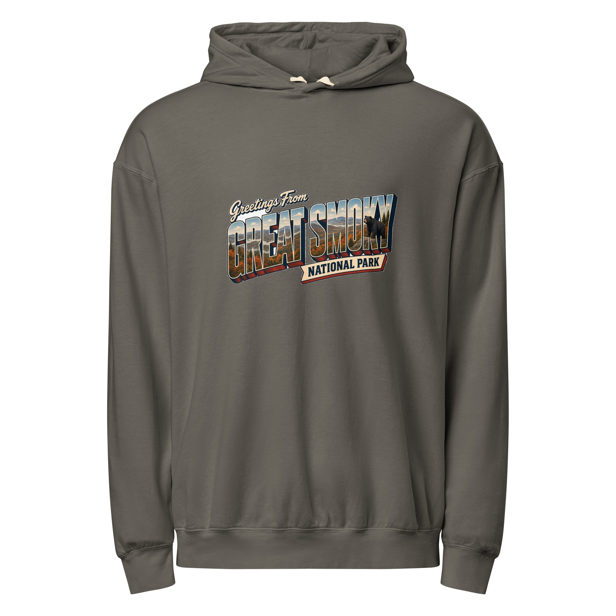 Great Smoky Mountains National Park Postcard Hoodie - Image 3