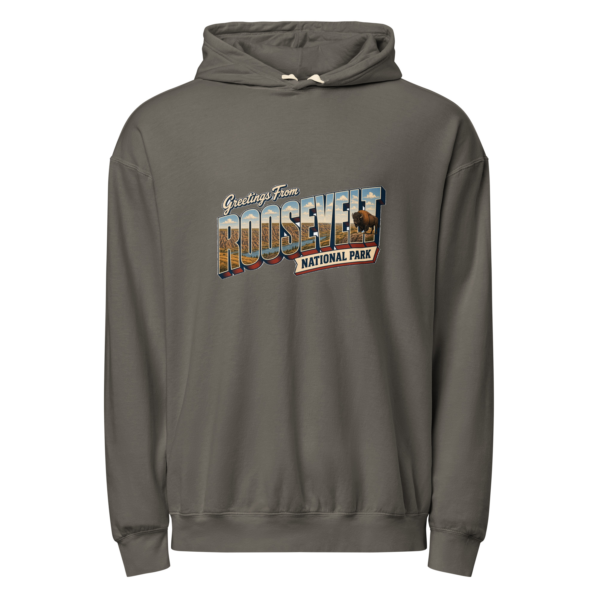 Theodore Roosevelt National Park Postcard Hoodie - Image 3