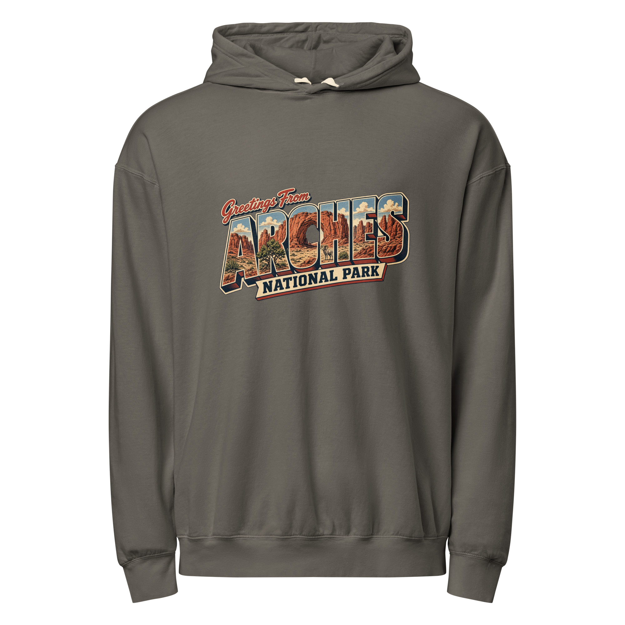 Arches National Park Postcard Hoodie - Image 3