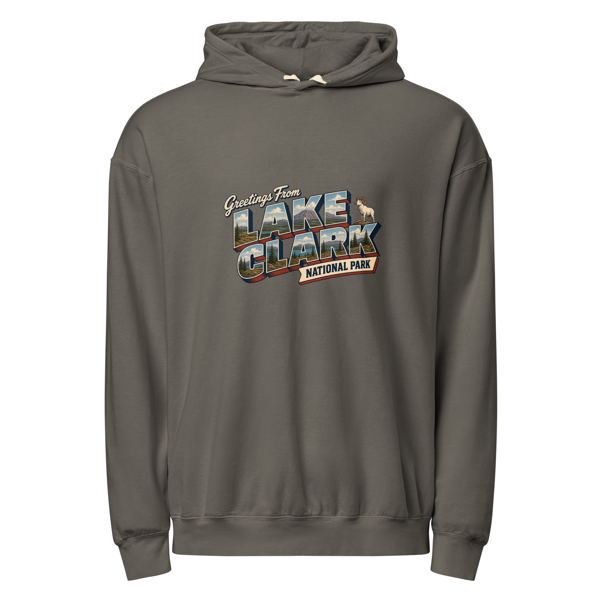 Lake Clark National Park Postcard Hoodie - Image 3