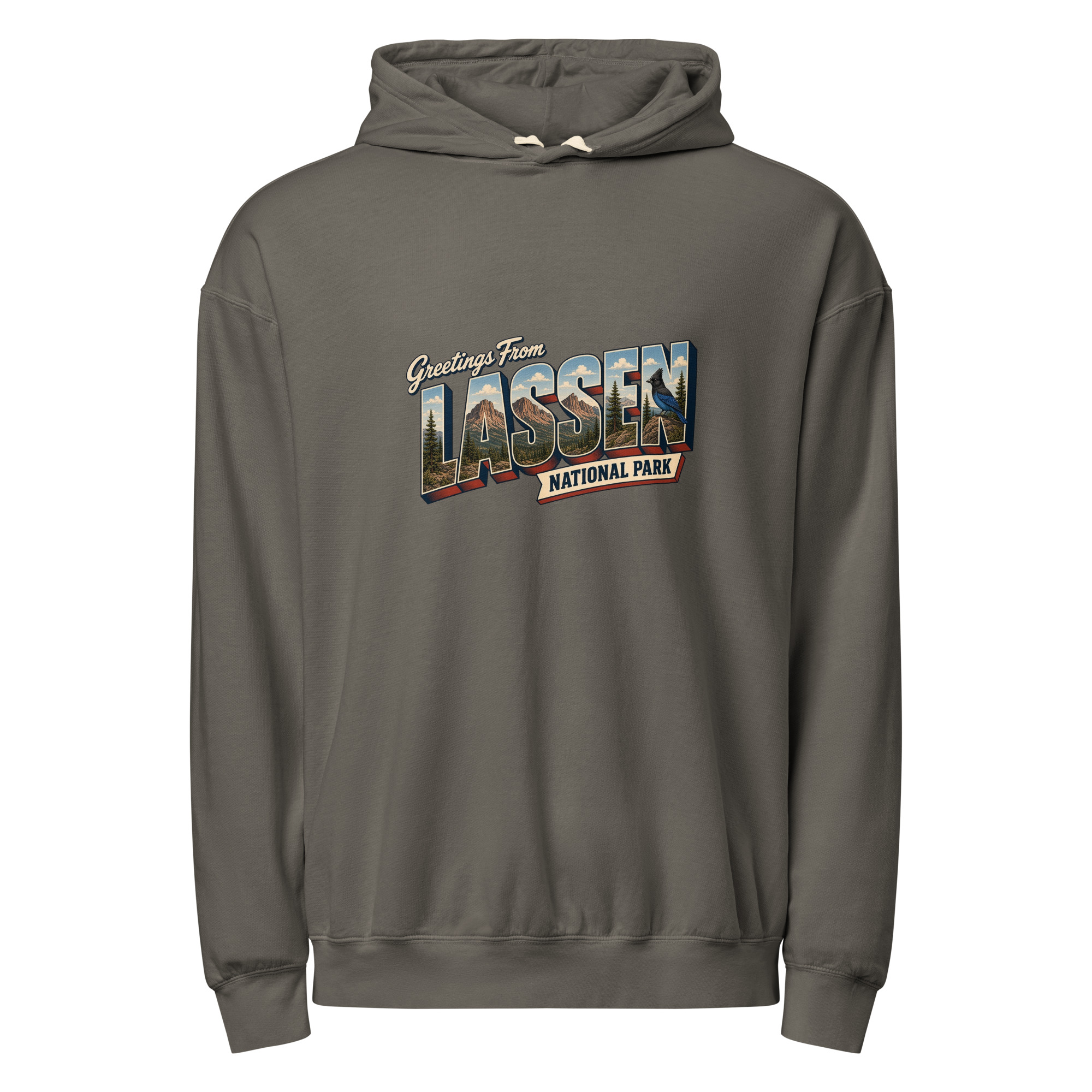 Lassen Volcanic National Park Postcard Hoodie - Image 3