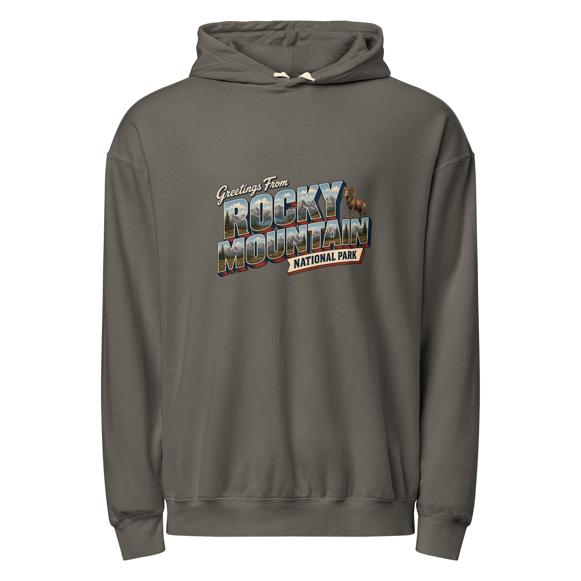 Rocky Mountain National Park Postcard Hoodie - Image 3
