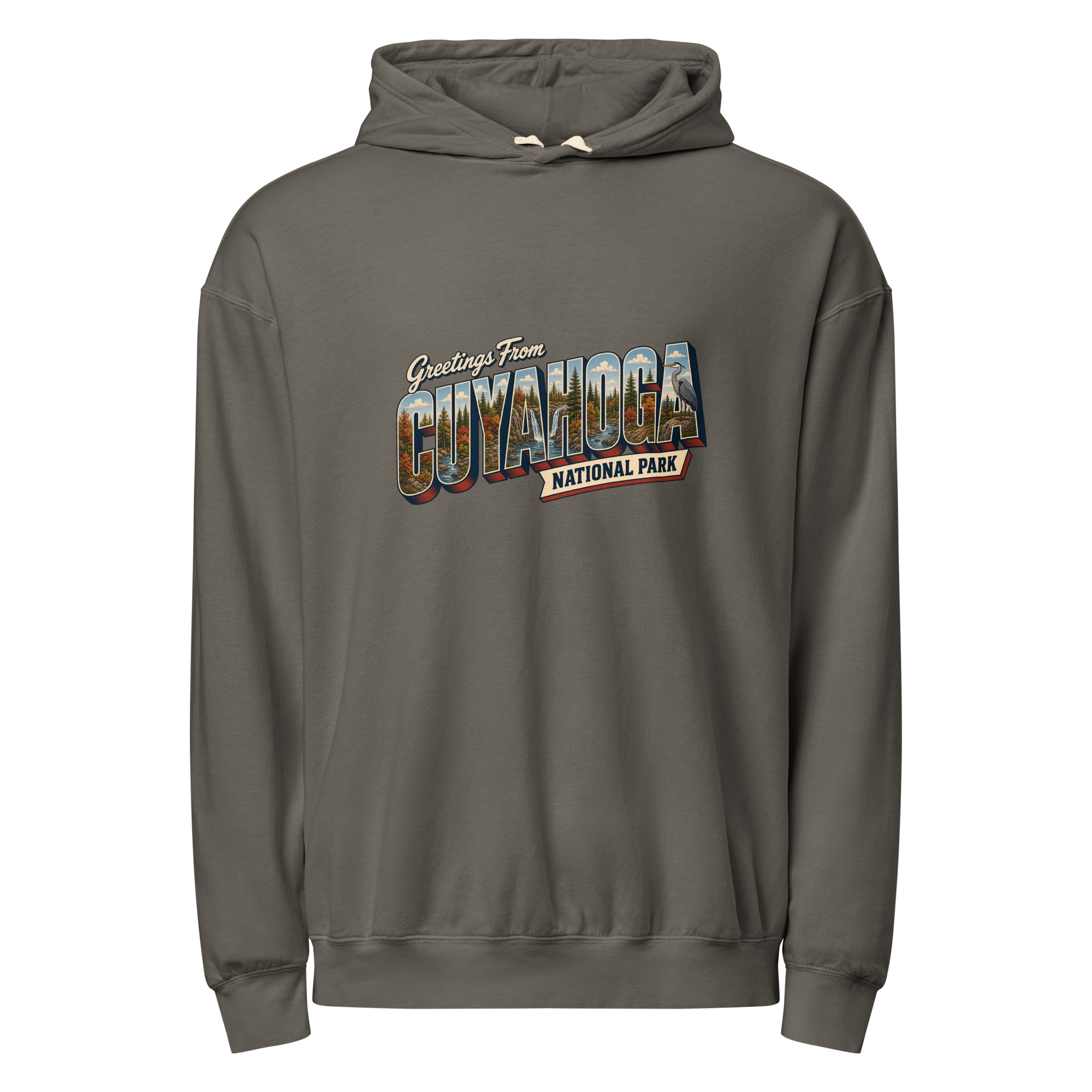 Cuyahoga Valley National Park Postcard Hoodie - Image 3