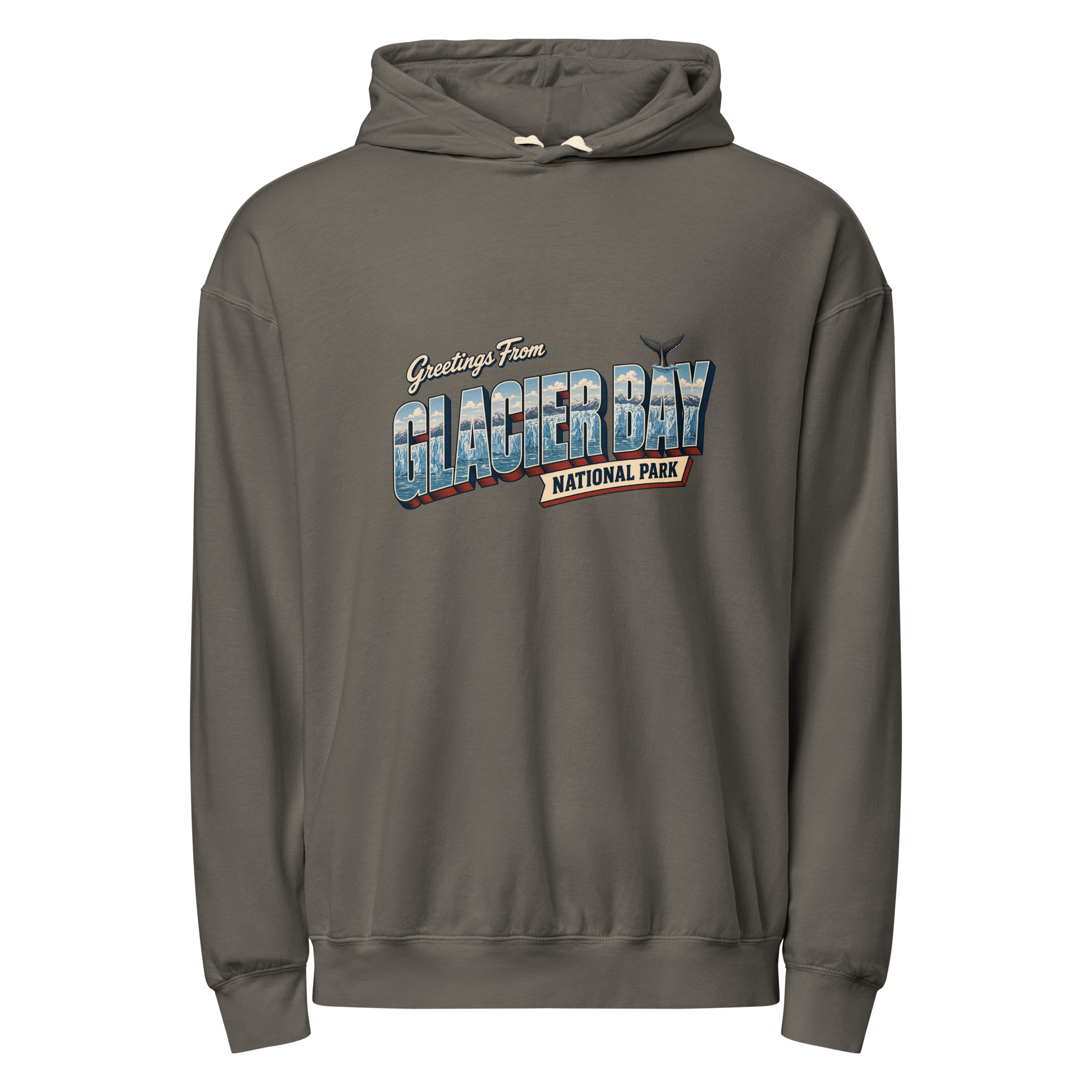 Glacier Bay National Park Postcard Hoodie - Image 3