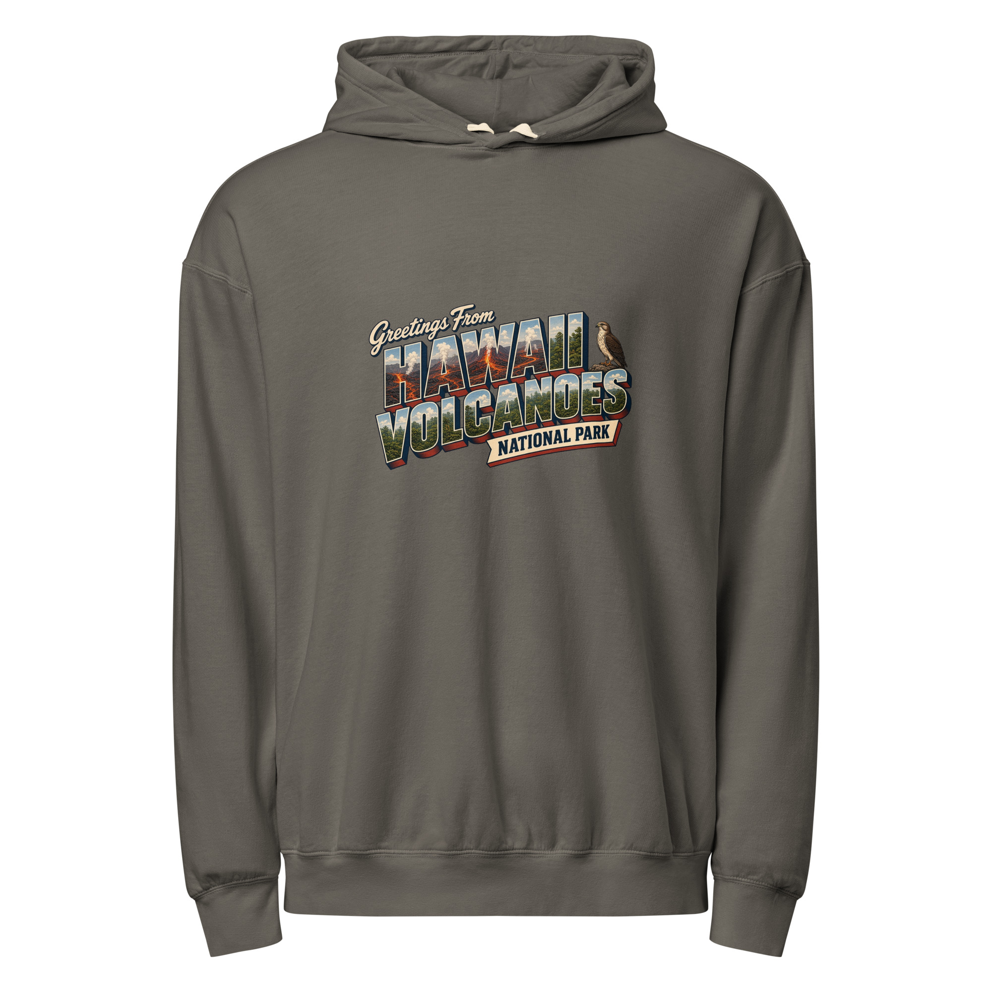 Hawaiʻi Volcanoes National Park Postcard Hoodie - Image 3