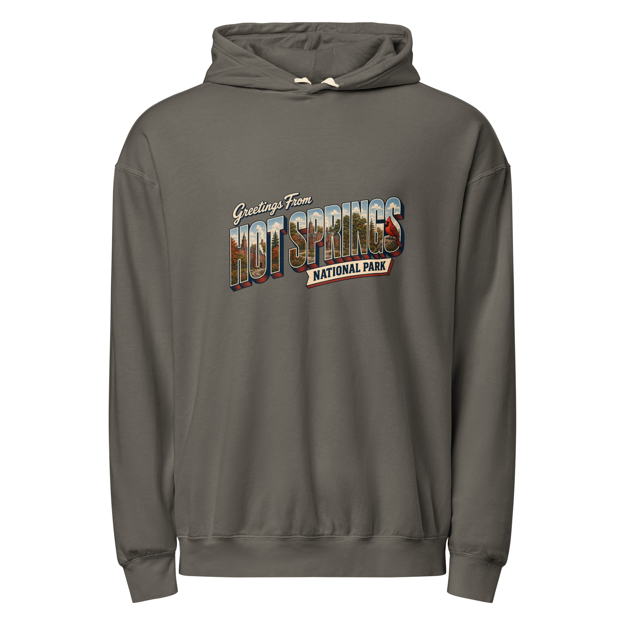 Hot Springs National Park Postcard Hoodie - Image 3