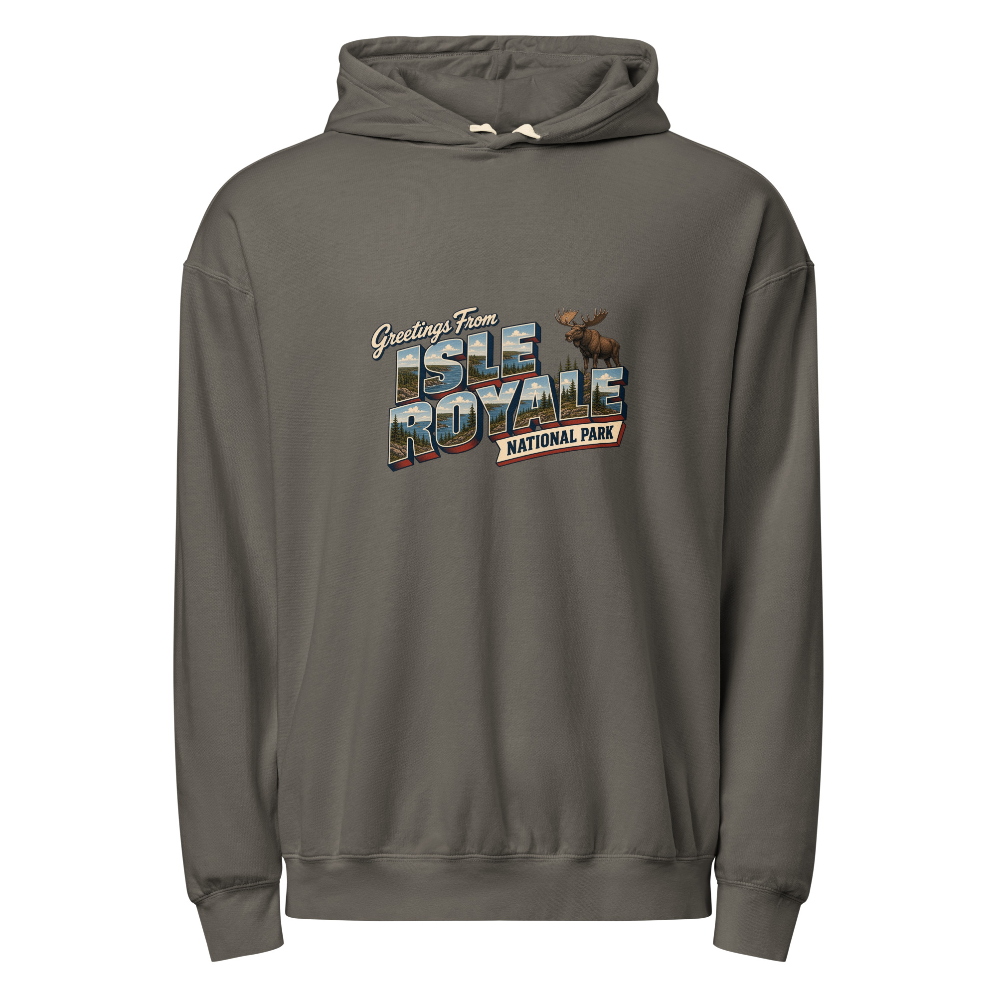 Isle Royale National Park Postcard Hoodie - Image 3