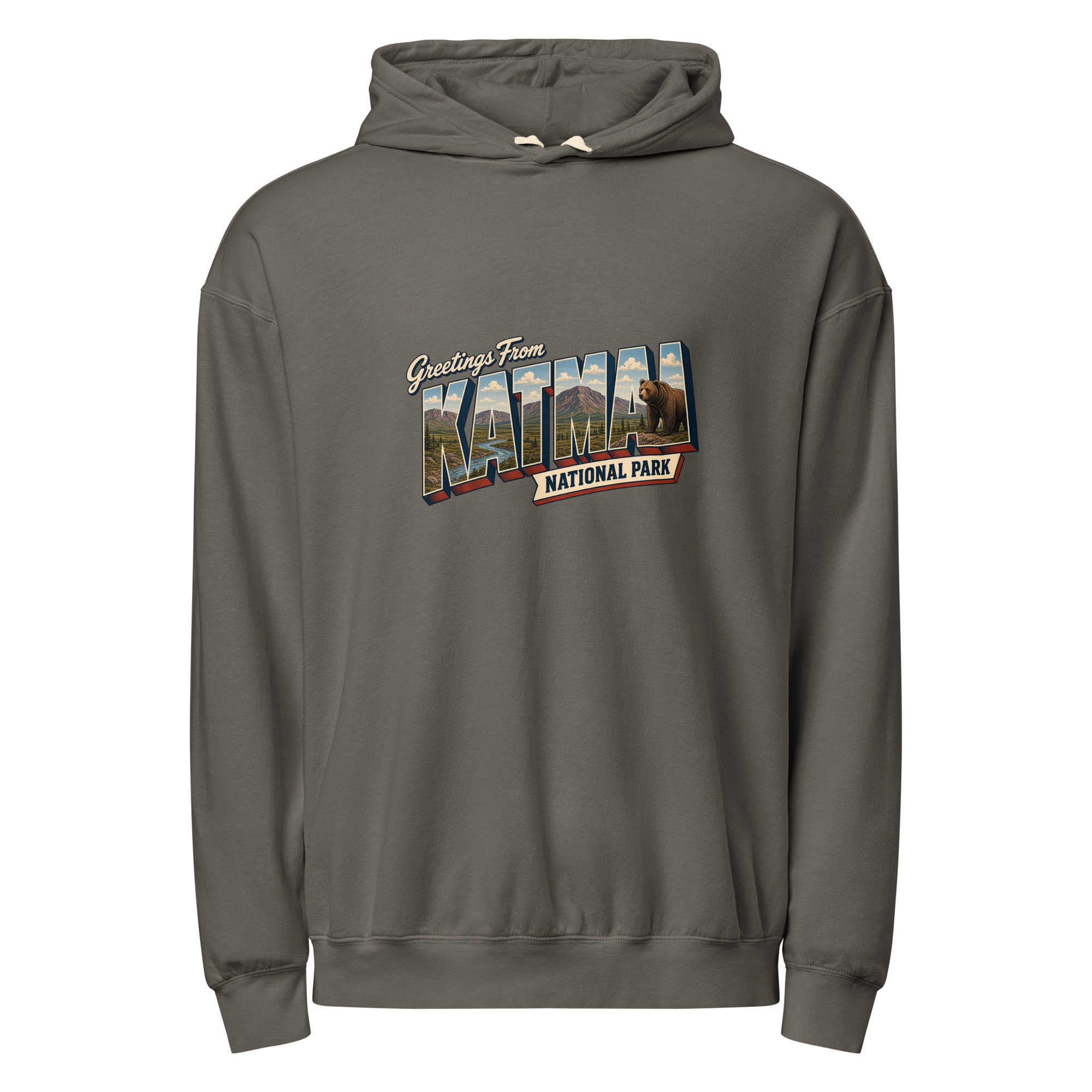 Katmai National Park Postcard Hoodie - Image 3