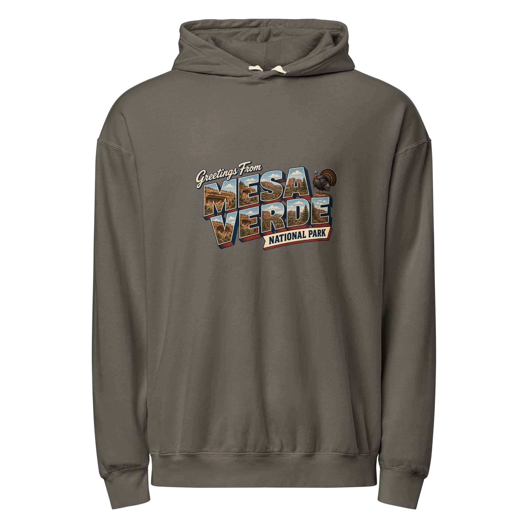 Mesa Verde National Park Postcard Hoodie - Image 3