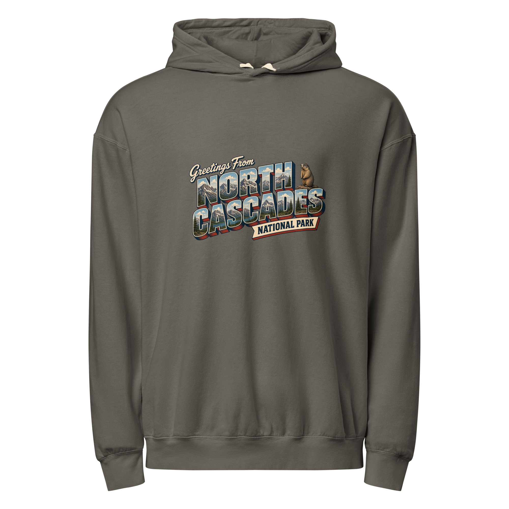 North Cascades National Park Postcard Hoodie - Image 3