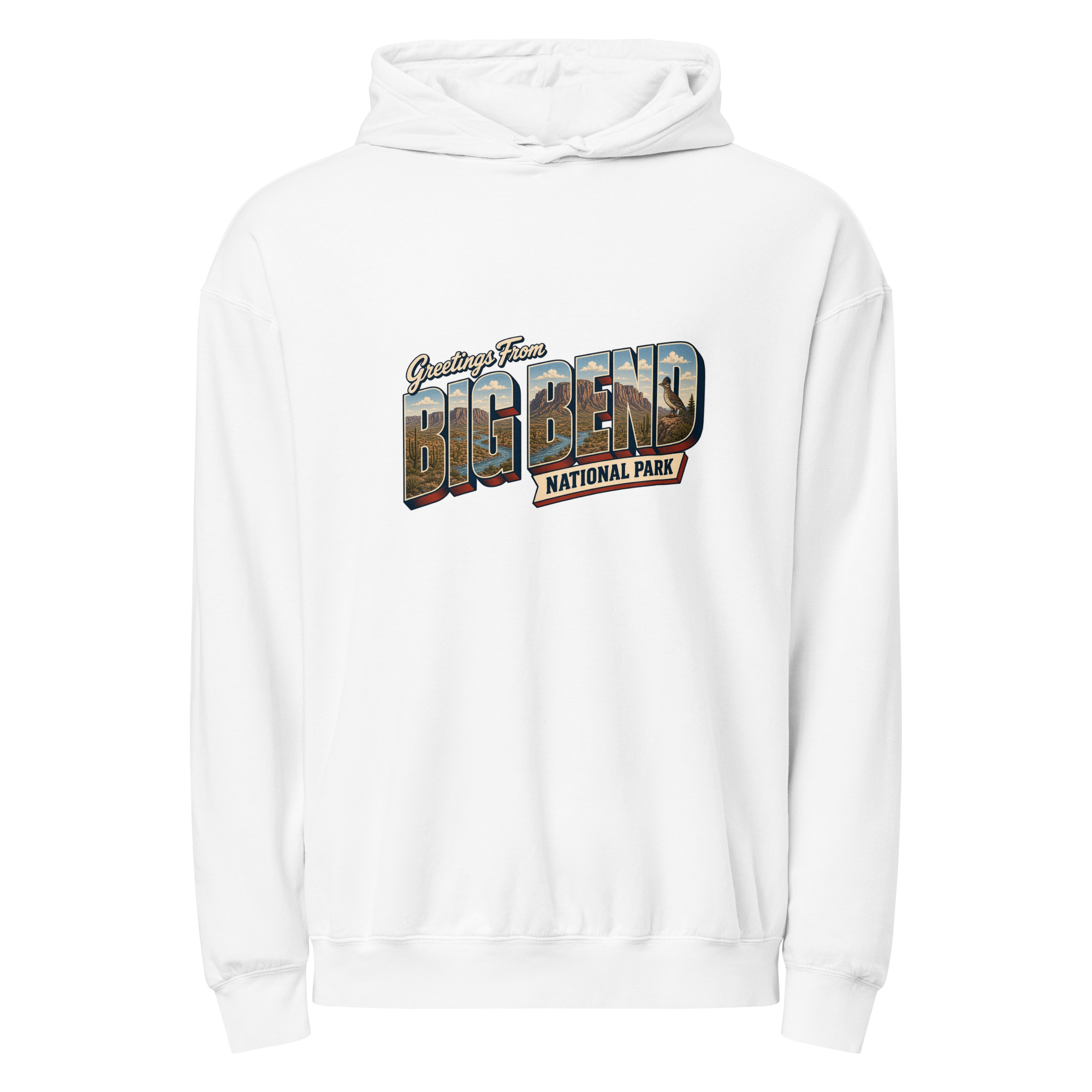 Big Bend National Park Postcard Hoodie - Image 9