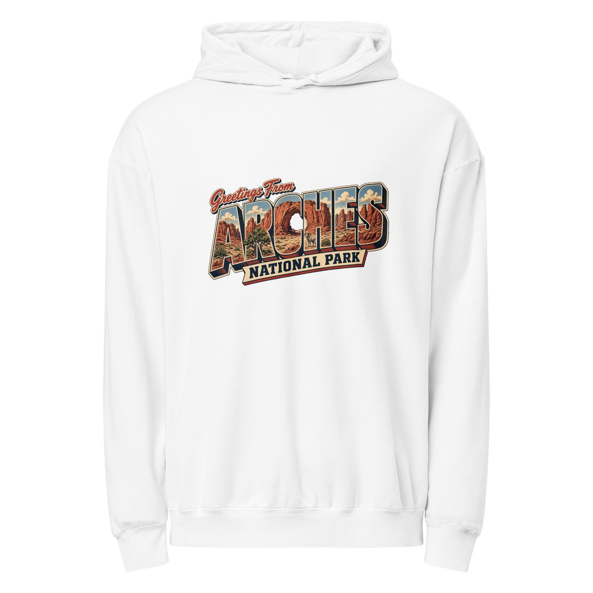 Arches National Park Postcard Hoodie - Image 9