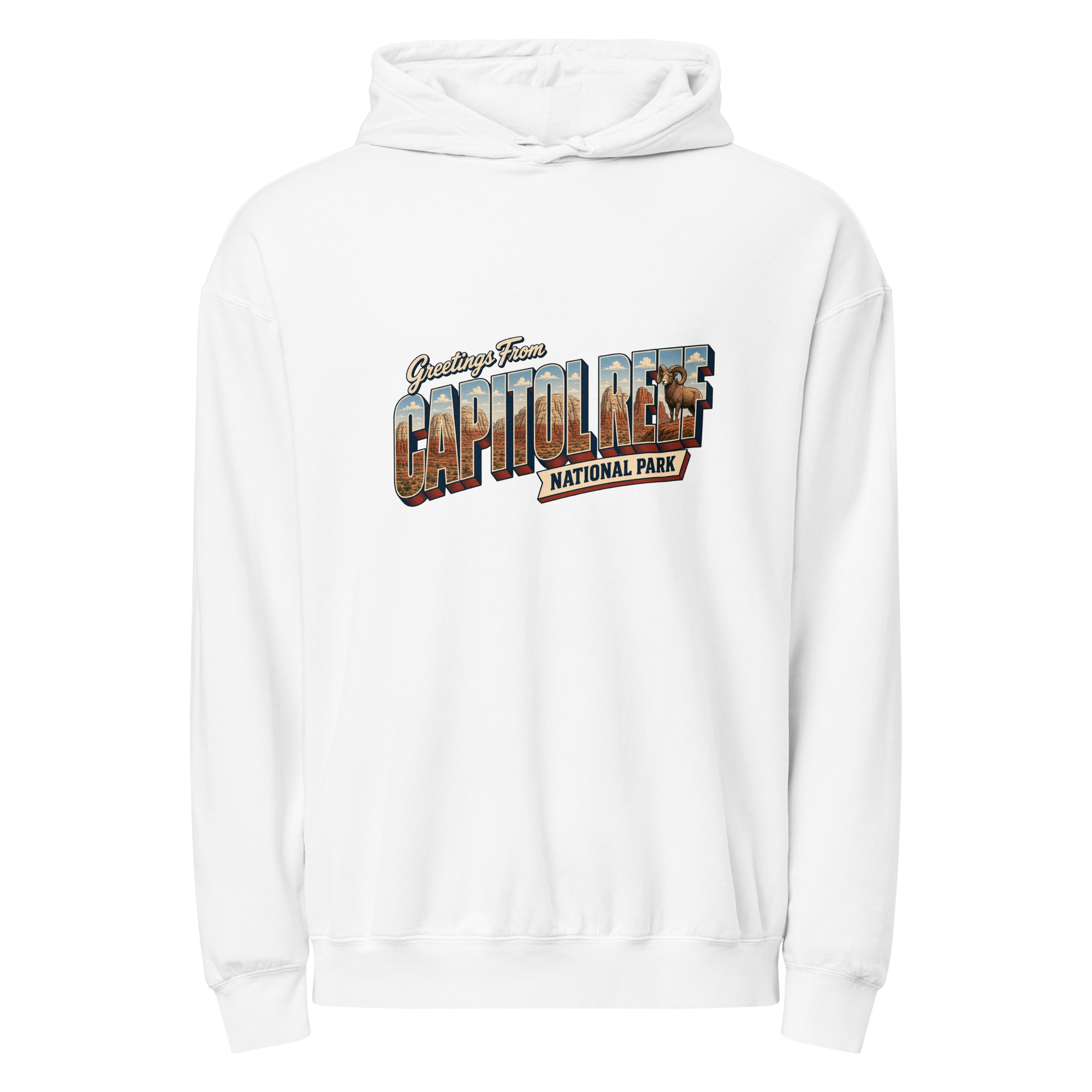 Capitol Reef National Park Postcard Hoodie - Image 9