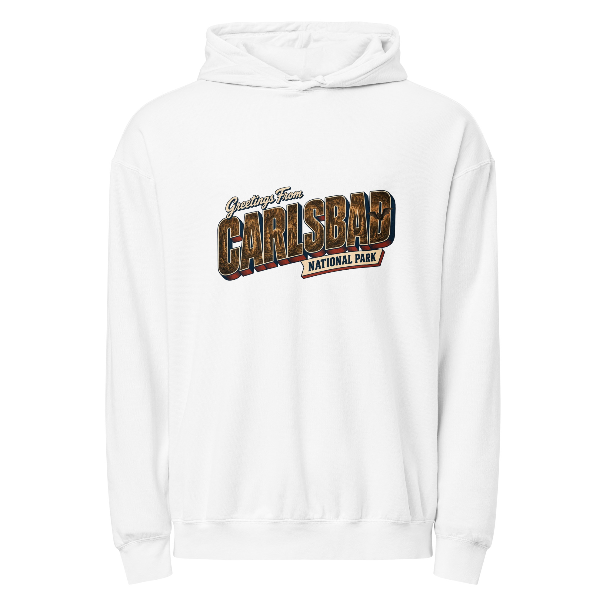Carlsbad Caverns National Park Postcard Hoodie - Image 9