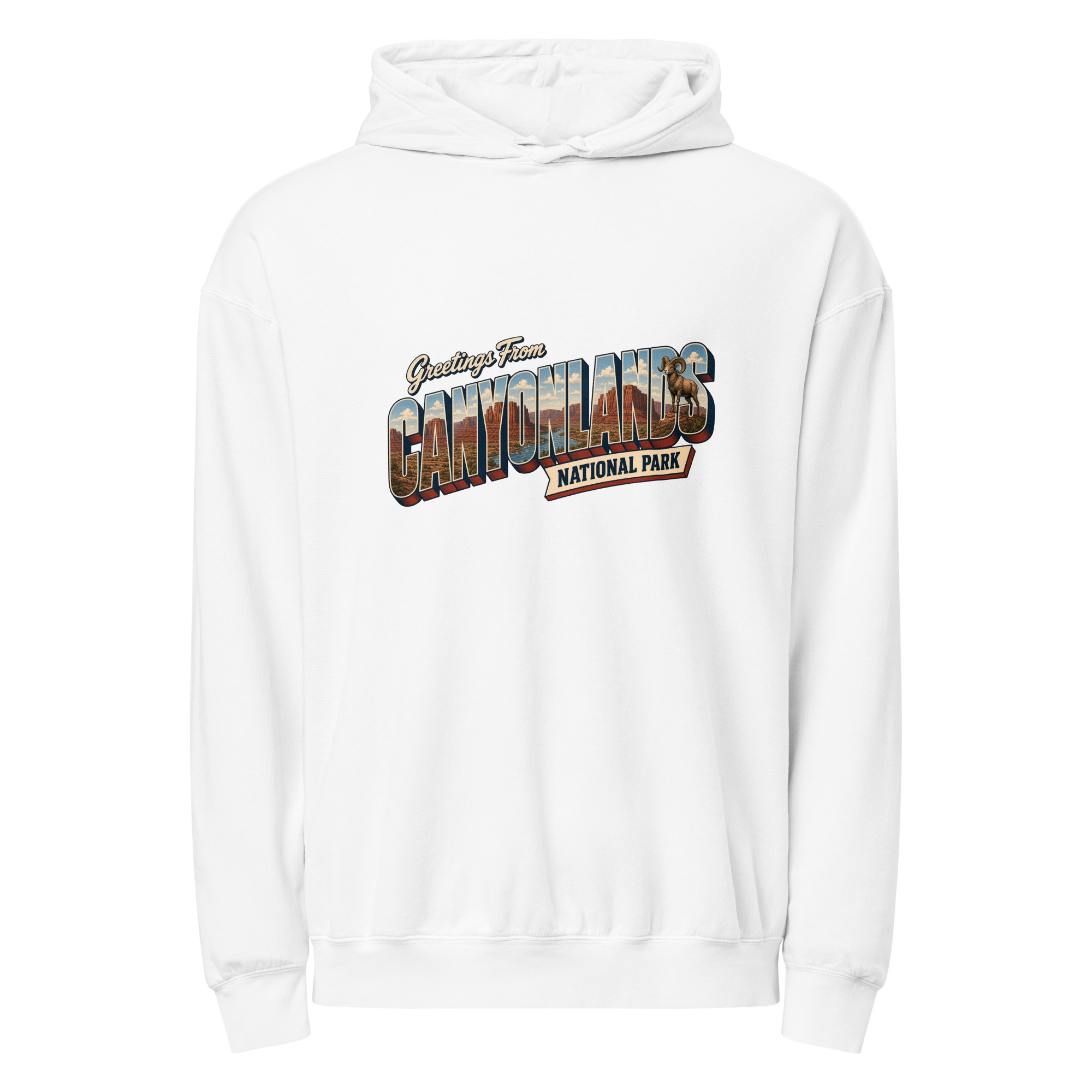 Canyonlands National Park Postcard Hoodie - Image 9