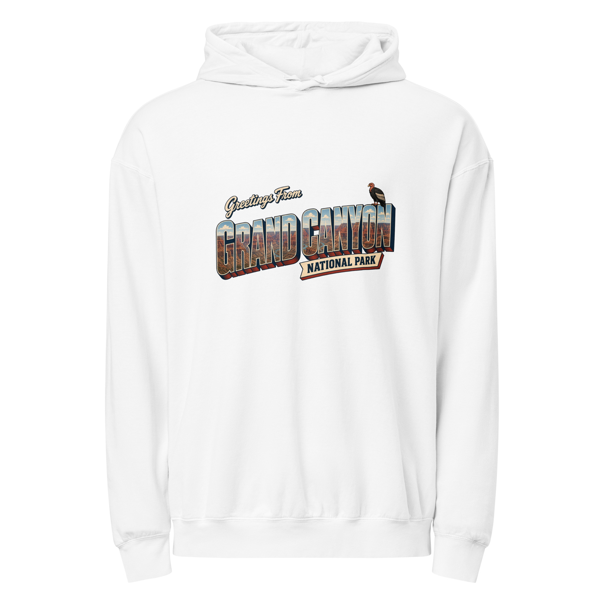 Grand Canyon National Park Postcard Hoodie - Image 9