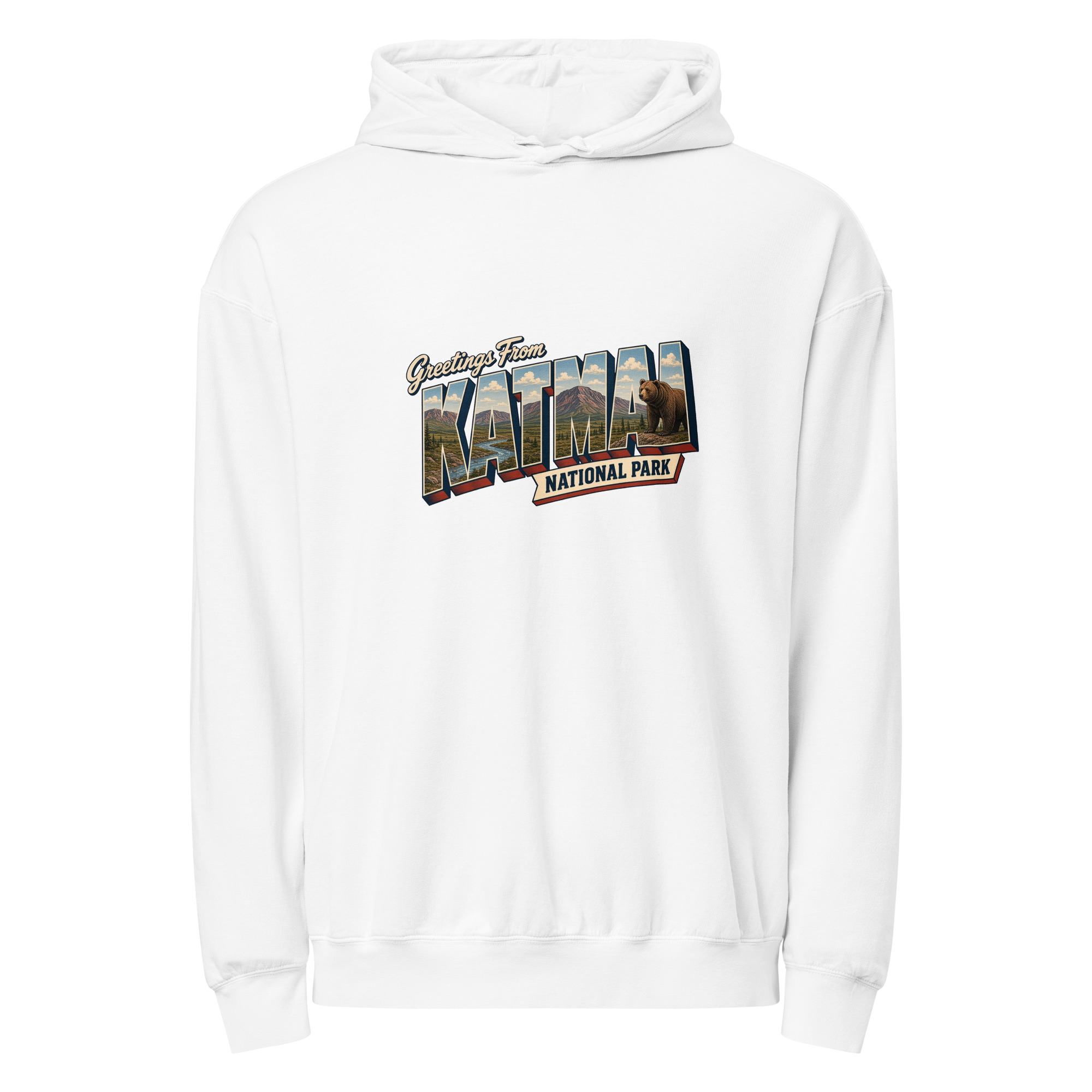 Katmai National Park Postcard Hoodie - Image 9