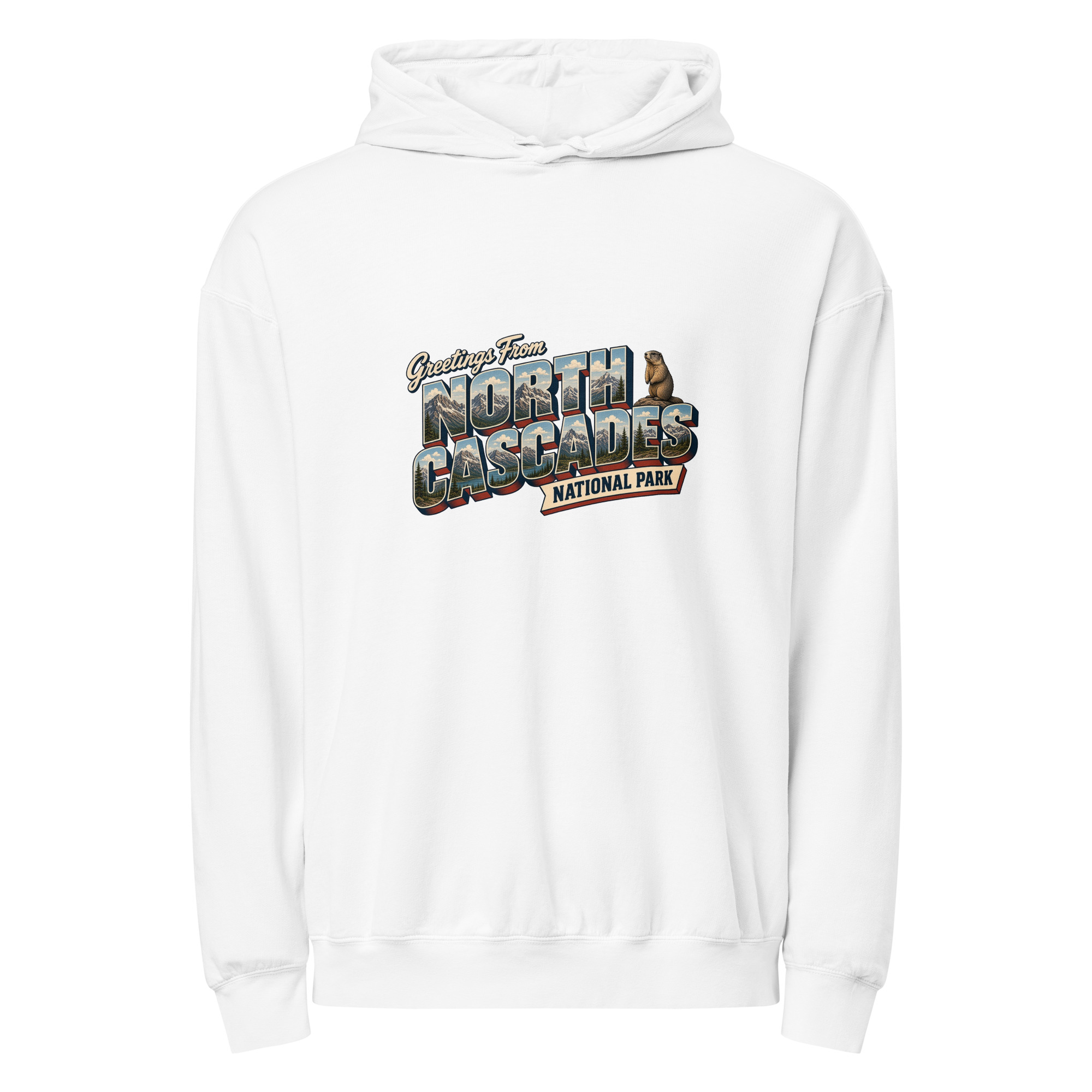 North Cascades National Park Postcard Hoodie - Image 9