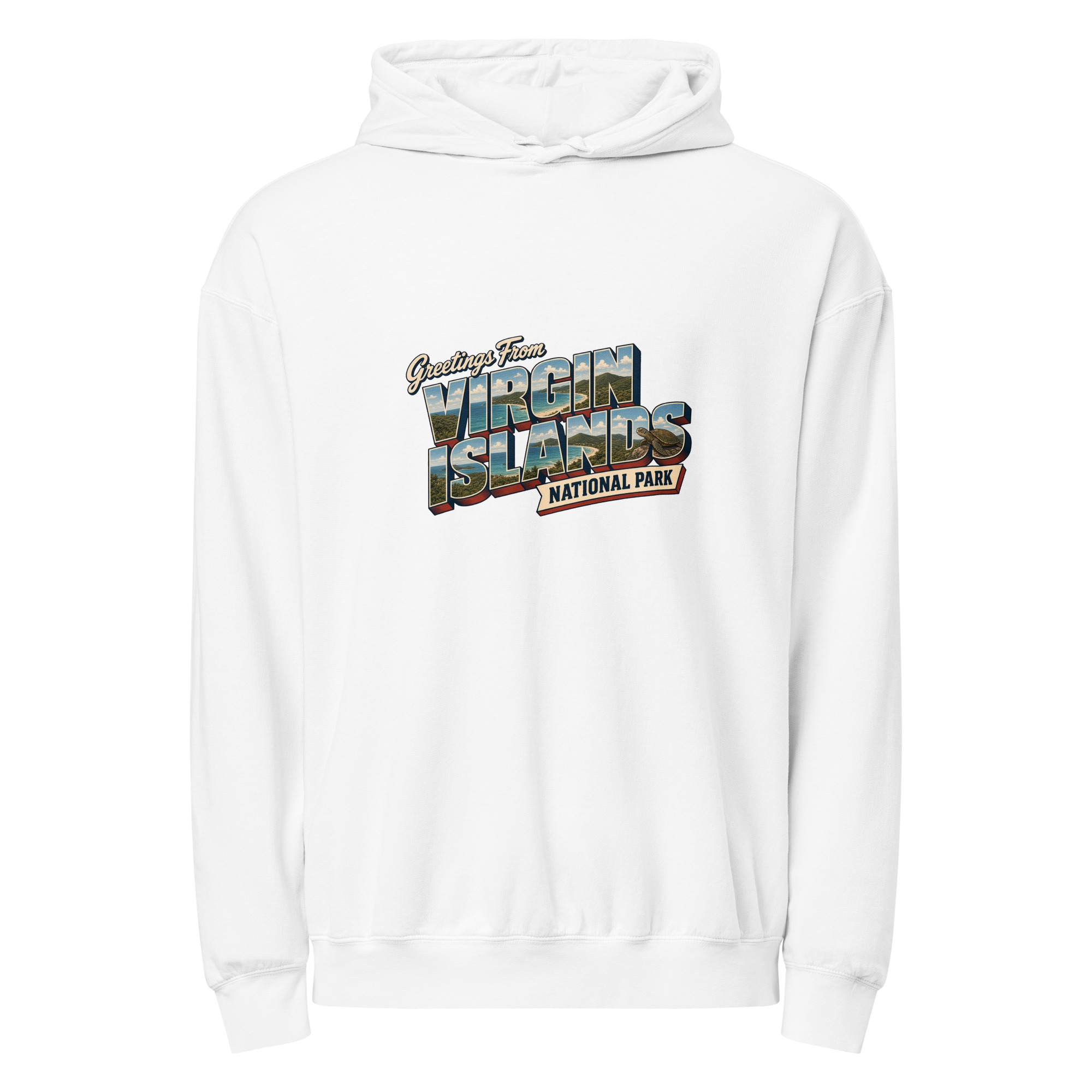 Virgin Islands National Park Postcard Hoodie - Image 9