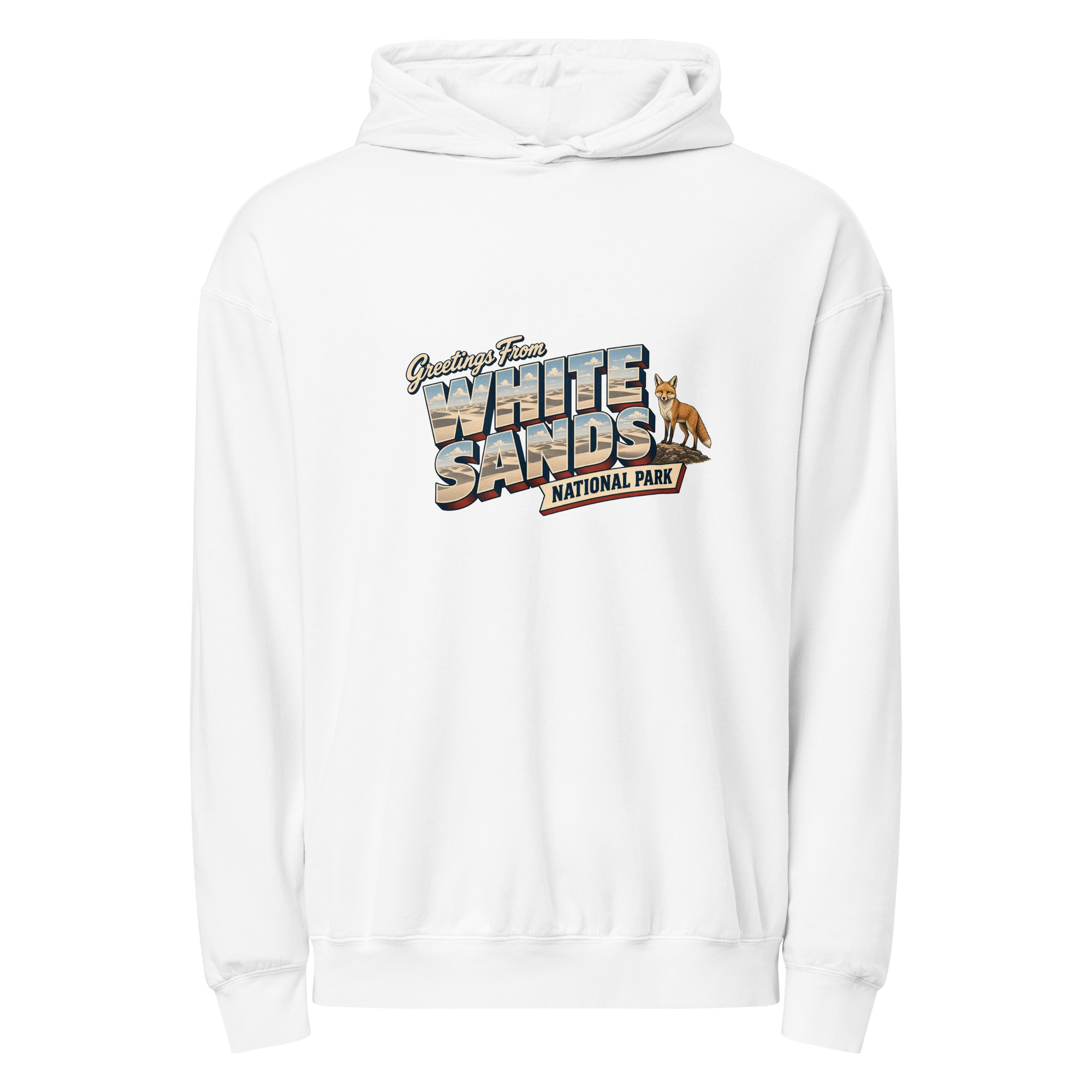 White Sands National Park Postcard Hoodie - Image 9