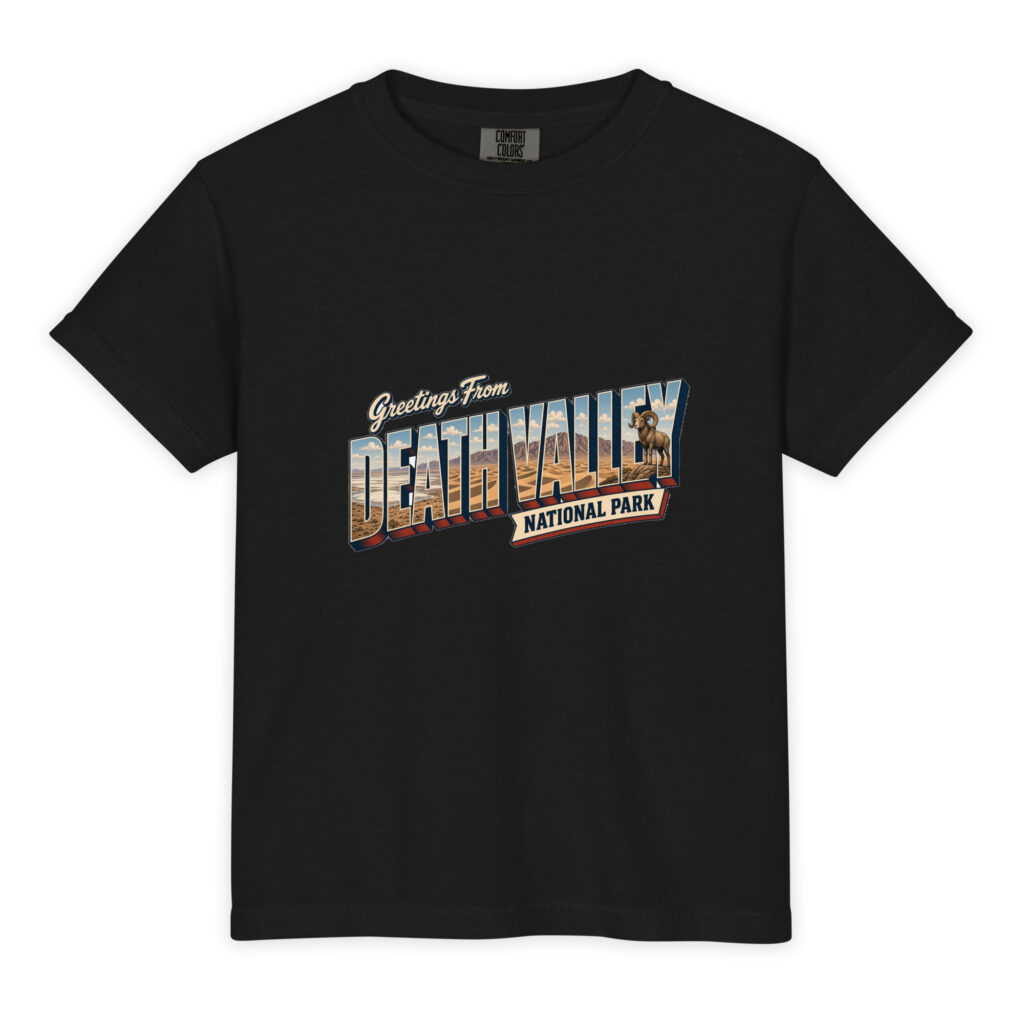 Death Valley National Park Postcard Youth Tee