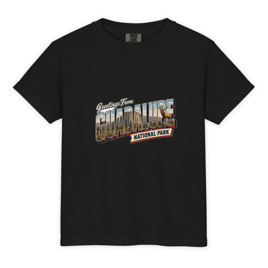Guadalupe Mountains National Park Postcard Youth Tee