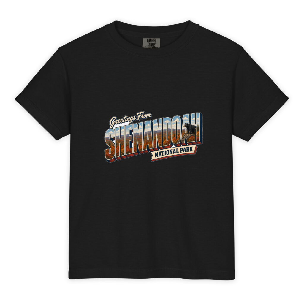 Shenandoah National Park Postcard Youth Tee