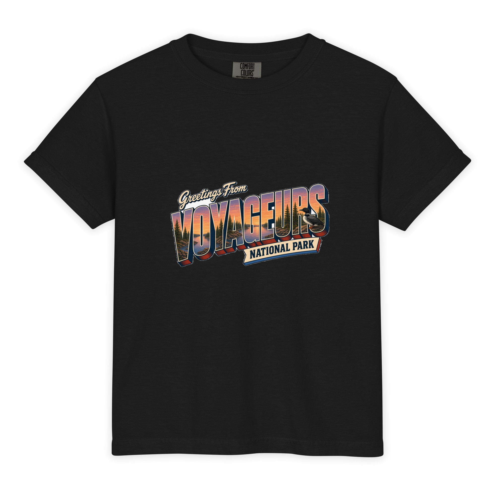 Voyageurs National Park Postcard Youth Tee - Image 2