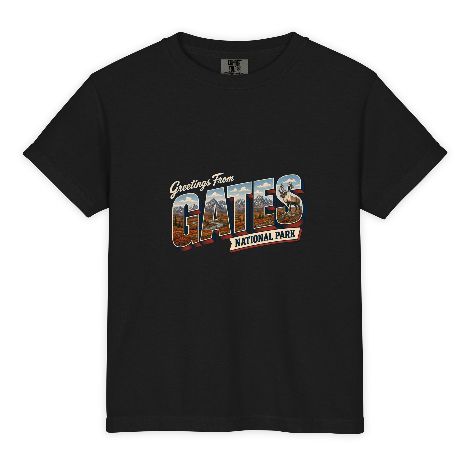 Gates of the Arctic National Park Postcard Youth Tee - Image 2