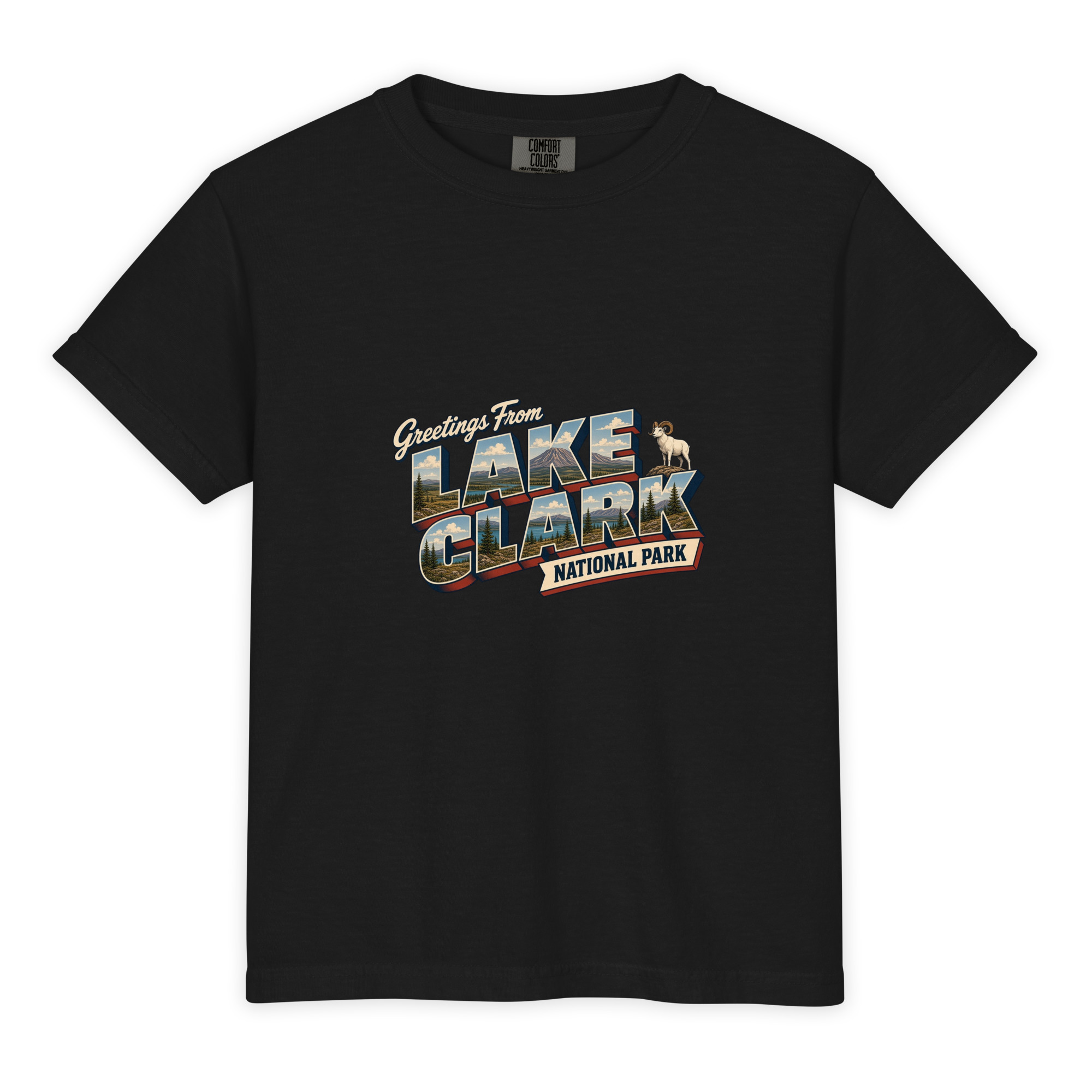 Lake Clark National Park Postcard Youth Tee - Image 2