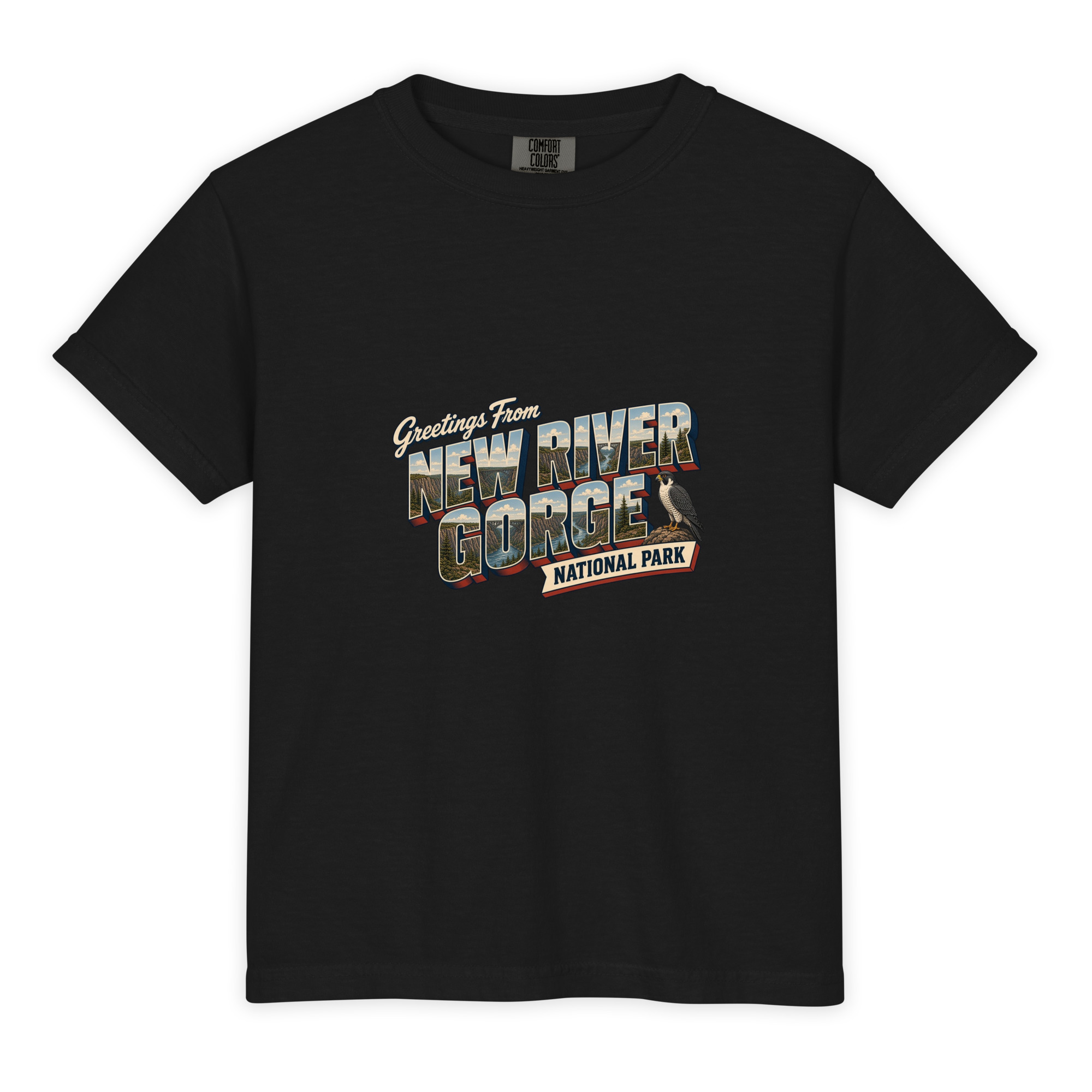 New River Gorge National Park Postcard Youth Tee - Image 2