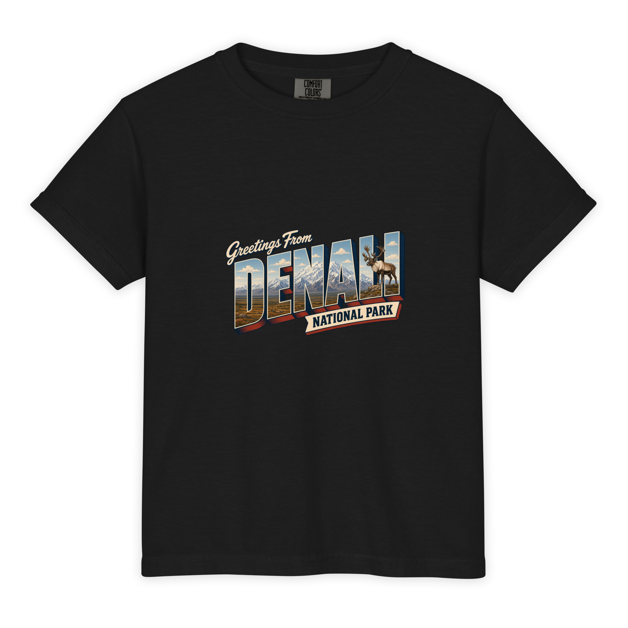 Denali National Park Postcard Youth Tee - Image 2